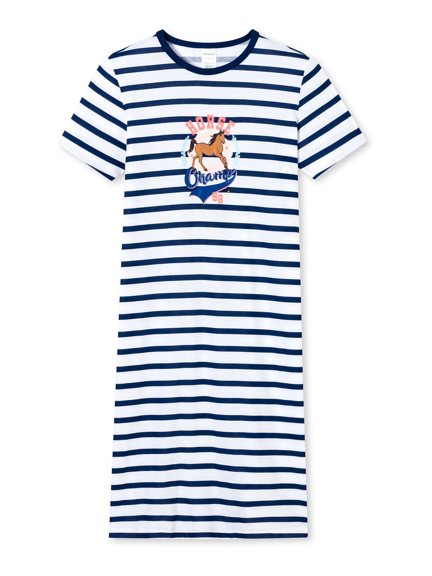 Nachthemd kurzarm - Horse World Organic Cotton