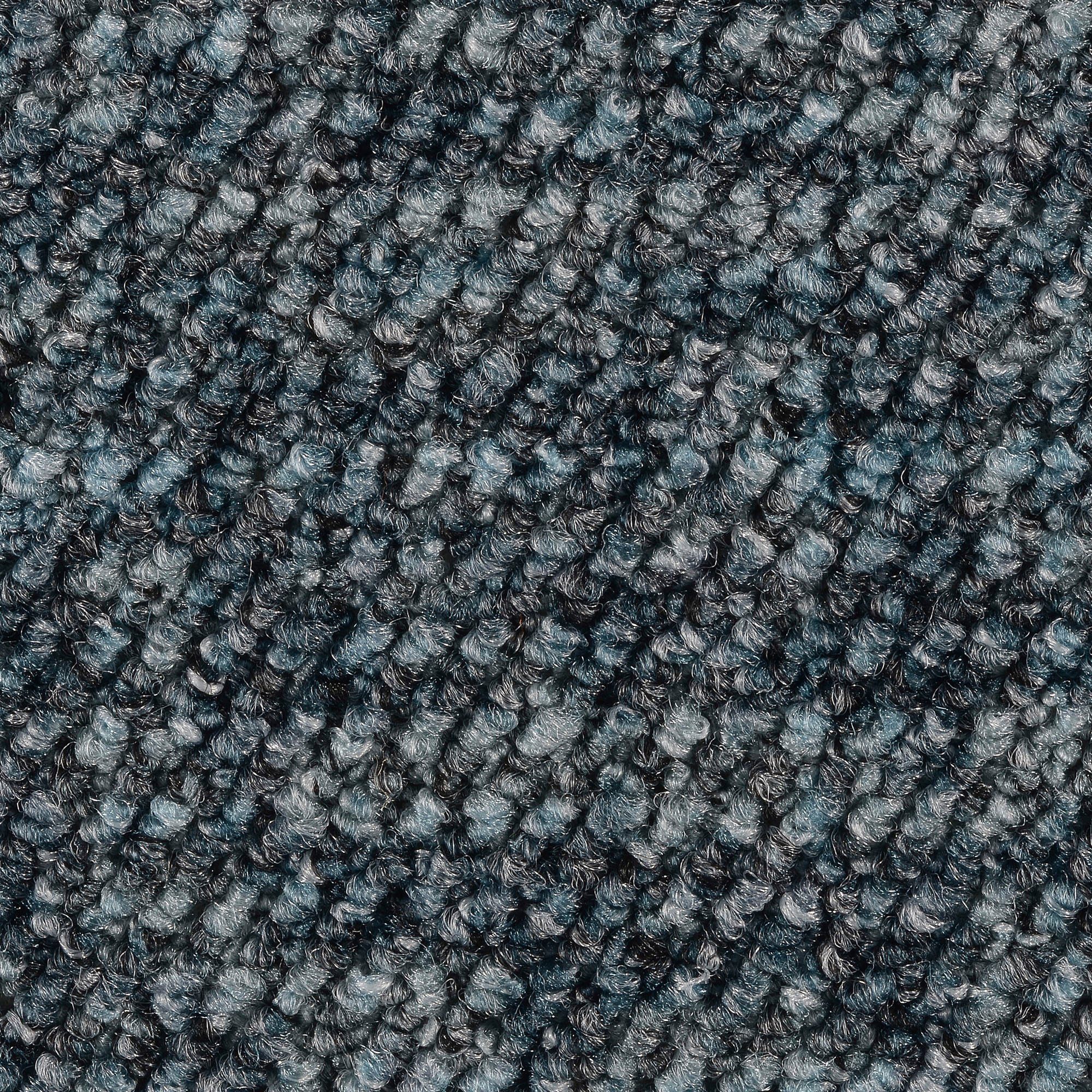 Teppichboden 400/500 grün blau 7 Aragosta, cm Breite Wohnzimmer, Höhe: Schlingenteppich mm, Schlafzimmer, Kinderzimmer, rechteckig, Bodenmeister,