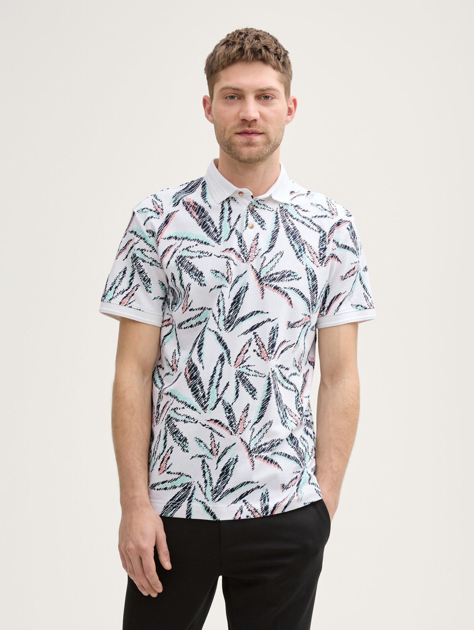 TOM TAILOR Poloshirt Piqué Poloshirt mit günstig online kaufen