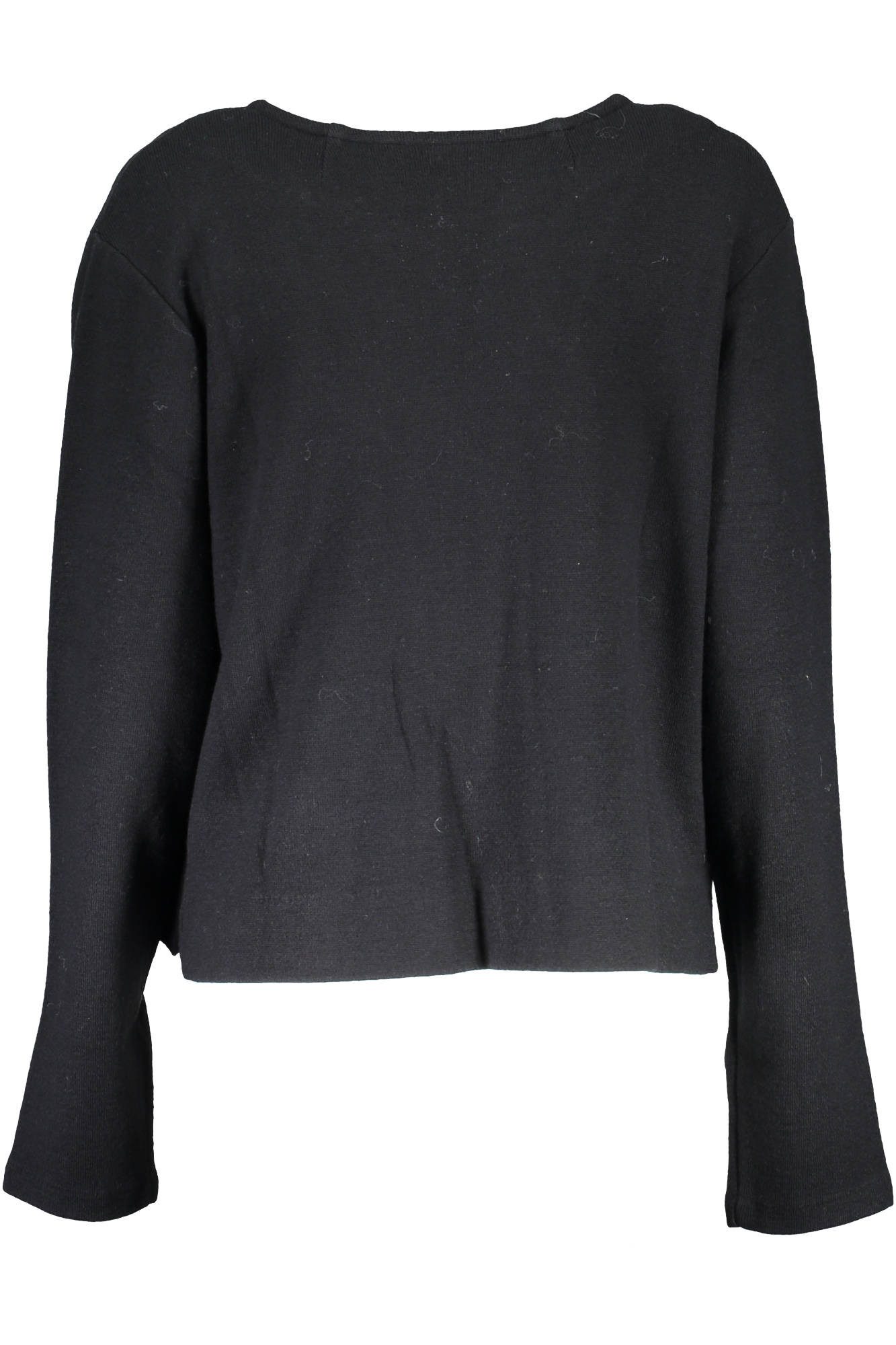 Gant Strickpullover Eleganter Damen-Cardigan in Schwarz mit Taschen und dezentem Logo