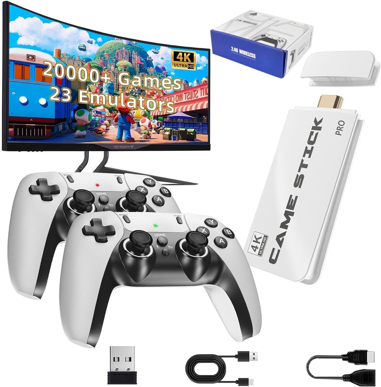 Retro Game Stick, Gaming Controller, Wireless Controller Controller