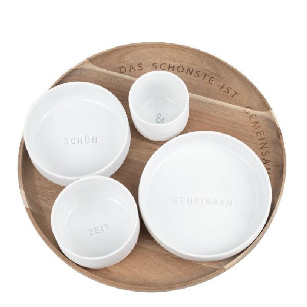 Räder Tablett Design Schalen Set Das Schönste ist Gemeinsame Zeit (5-teilig)