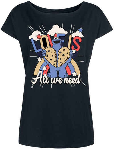 Sesamstrasse T-Shirt Love Is All We Need Cookie