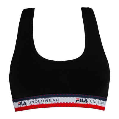 Fila Bustier Racerback Bra (1-tlg) mit umlaufenden Markenschriftzug auf dem elastischen Unterbrustband