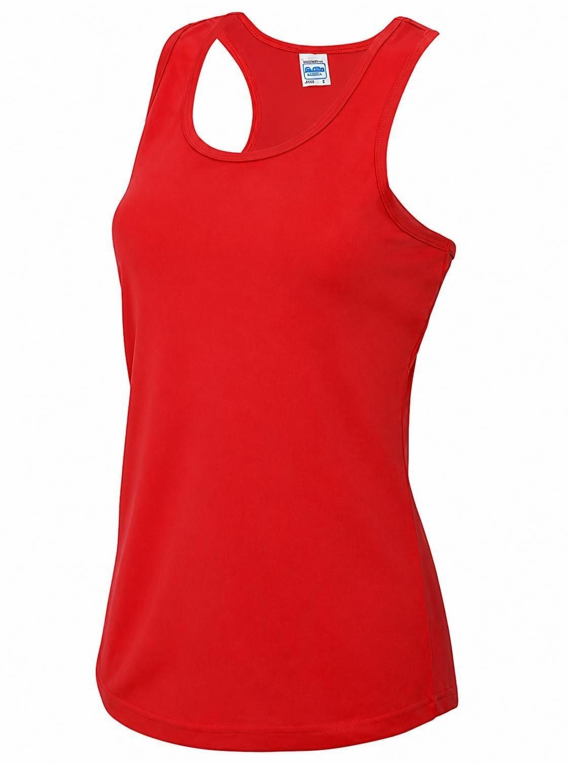 Just Cool Trainingsshirt Girlie Cool Tank Top Sport T-Shirt + WRAP zertifiziert