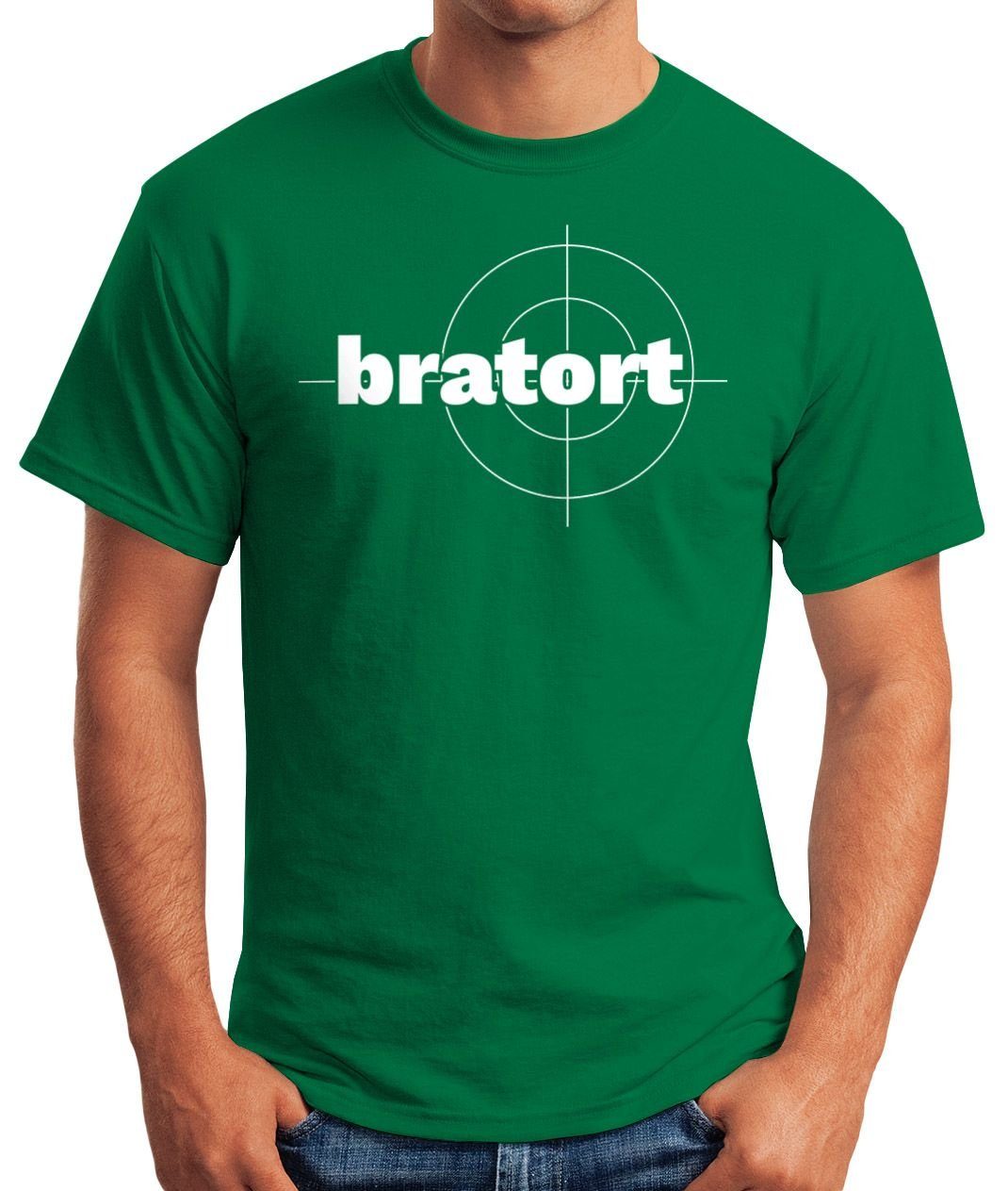 MoonWorks Print-Shirt Herren T-Shirt bratort Fun-Shirt günstig online kaufen