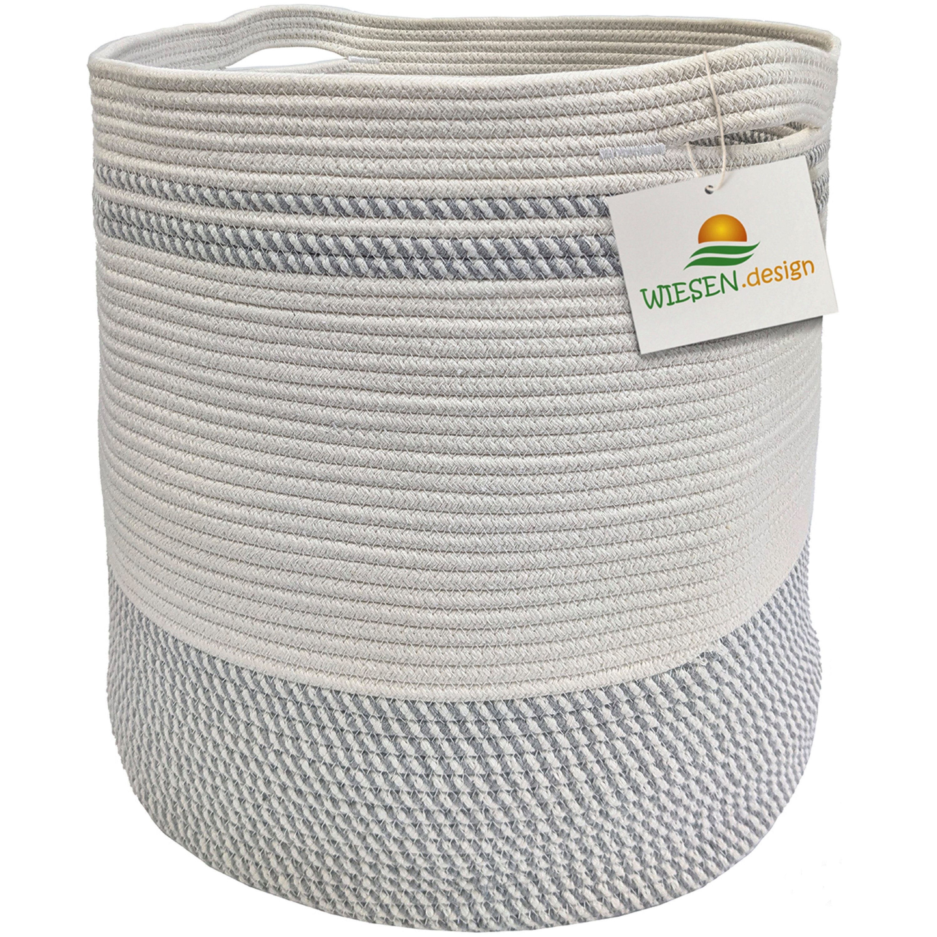 WIESEN.design Wäschekorb Ben Ø41xH46 cm 61L, günstig online kaufen