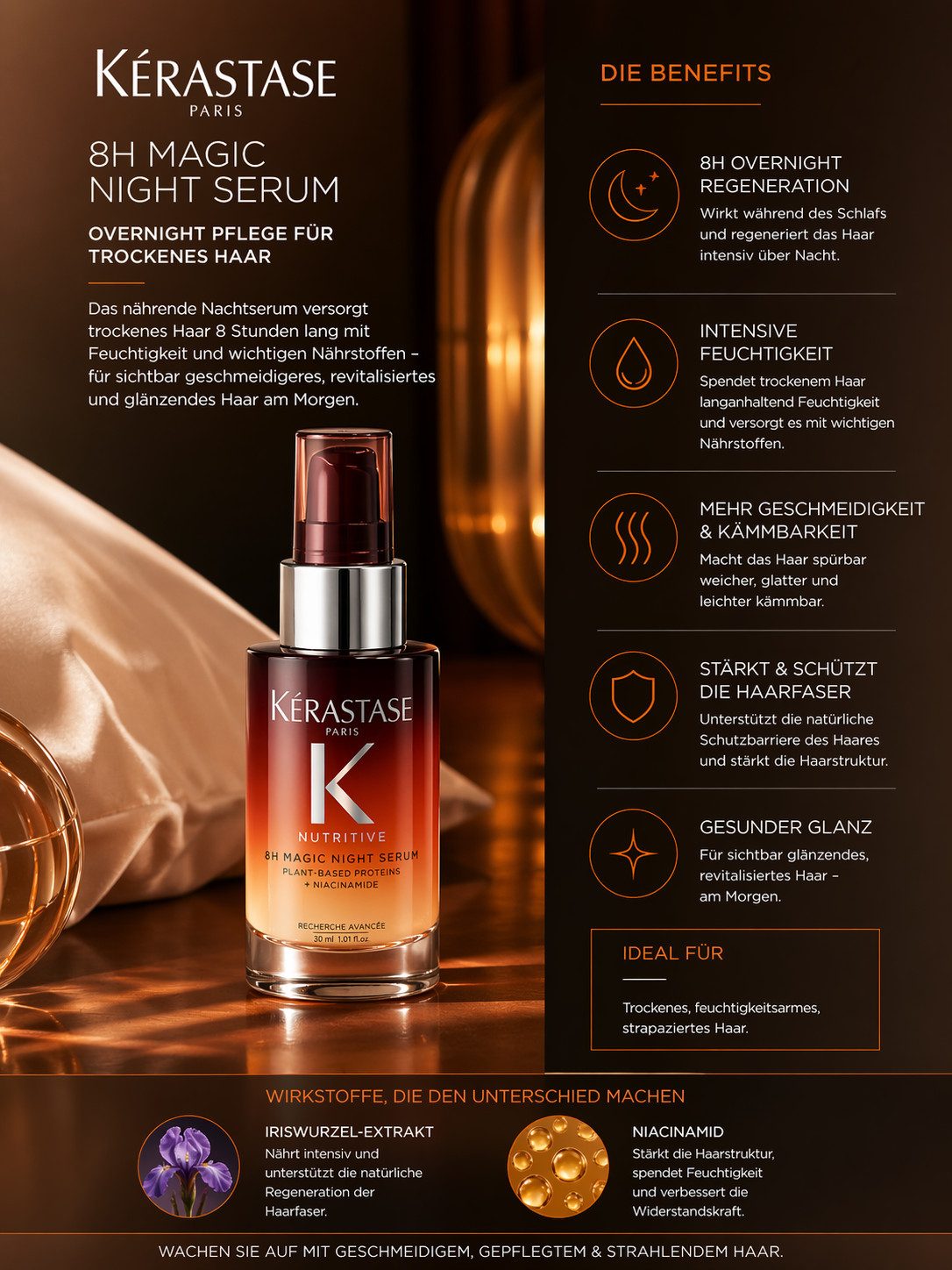 Kérastase Haarserum Nutritive 8H Magic Night Serum 30 ml