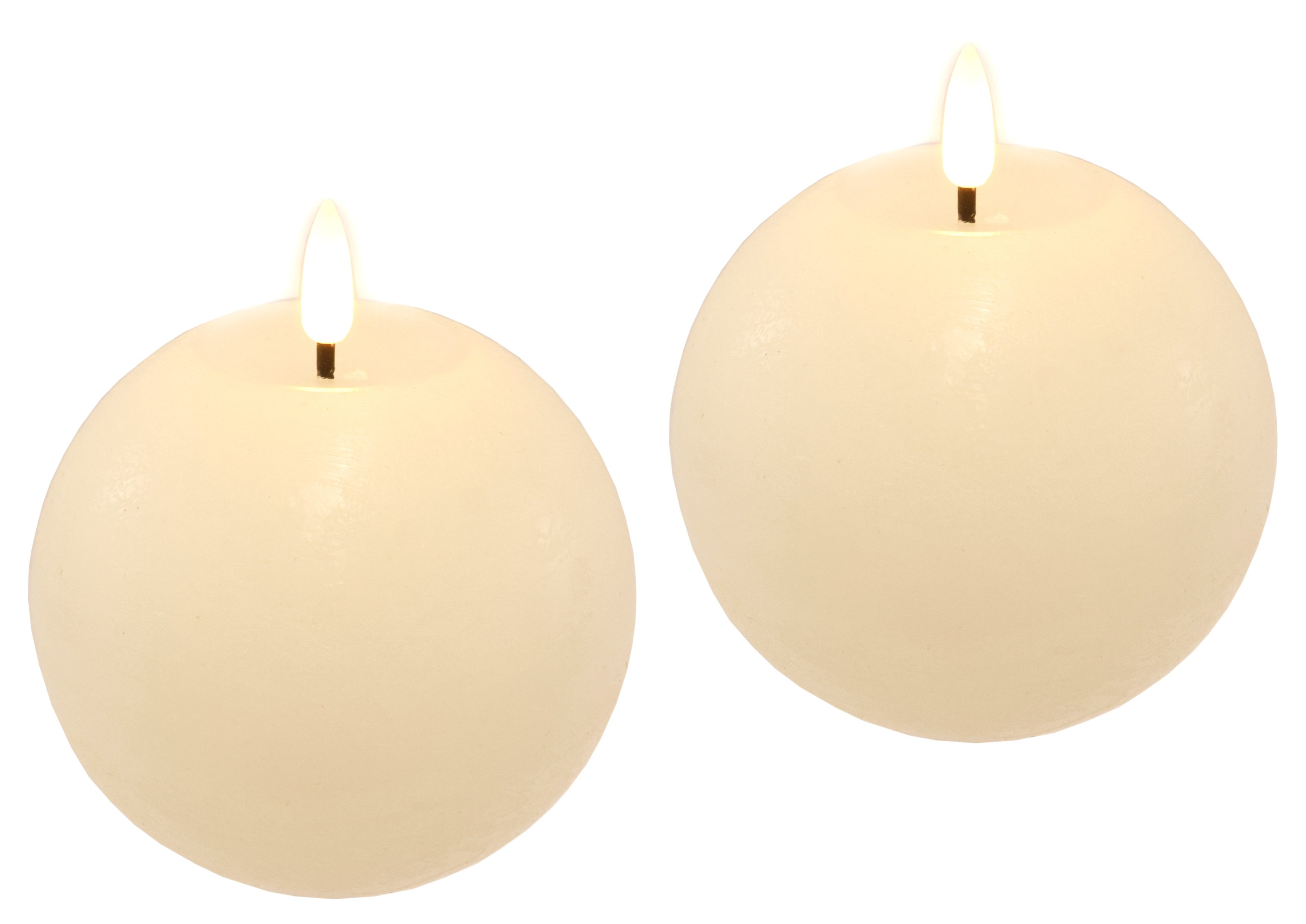I.GE.A. LED-Kerze LED Echtwachskerze 2er Set, günstig online kaufen