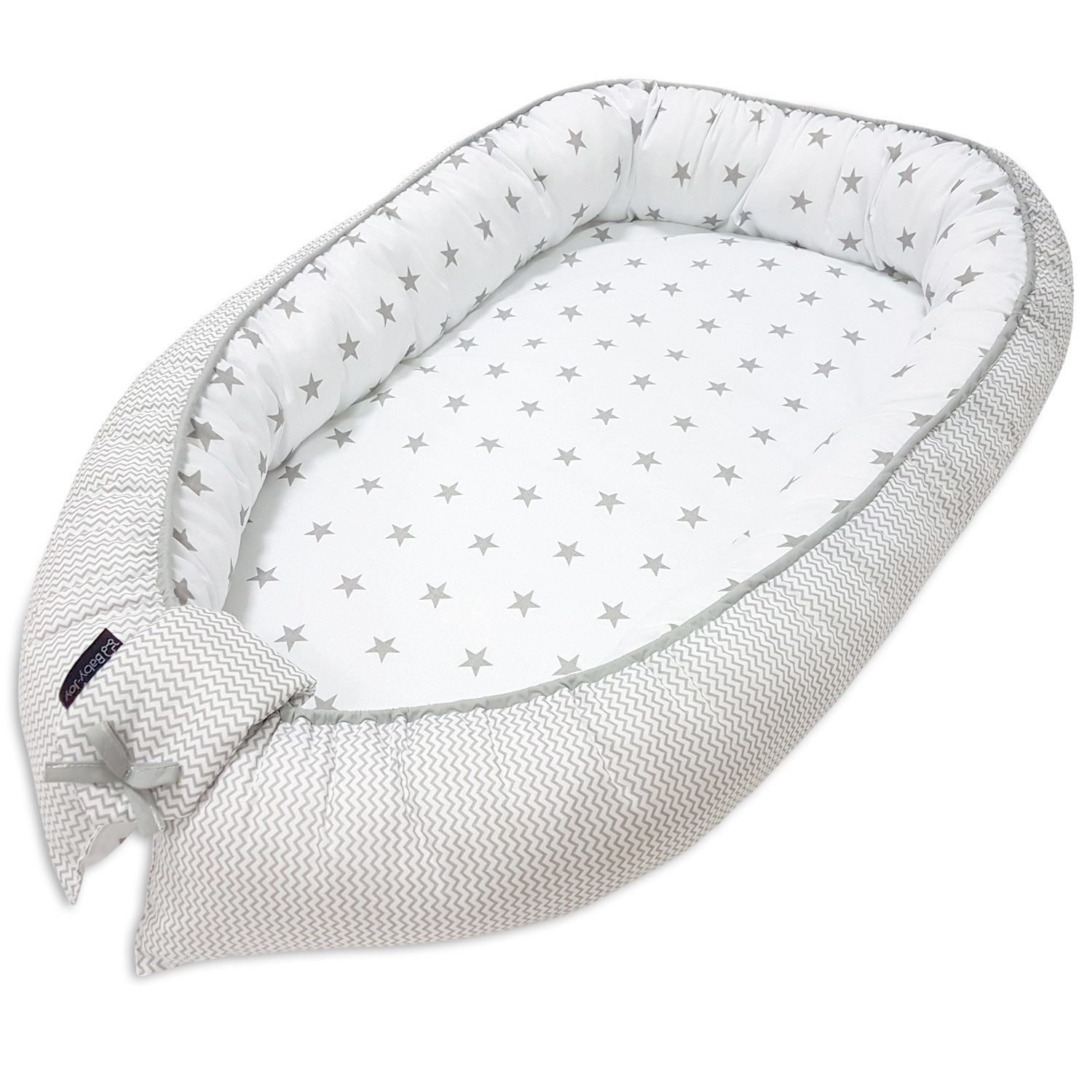 Baby-Joy Babyschlafsack Babynest Kokon ZICK ZACK günstig online kaufen