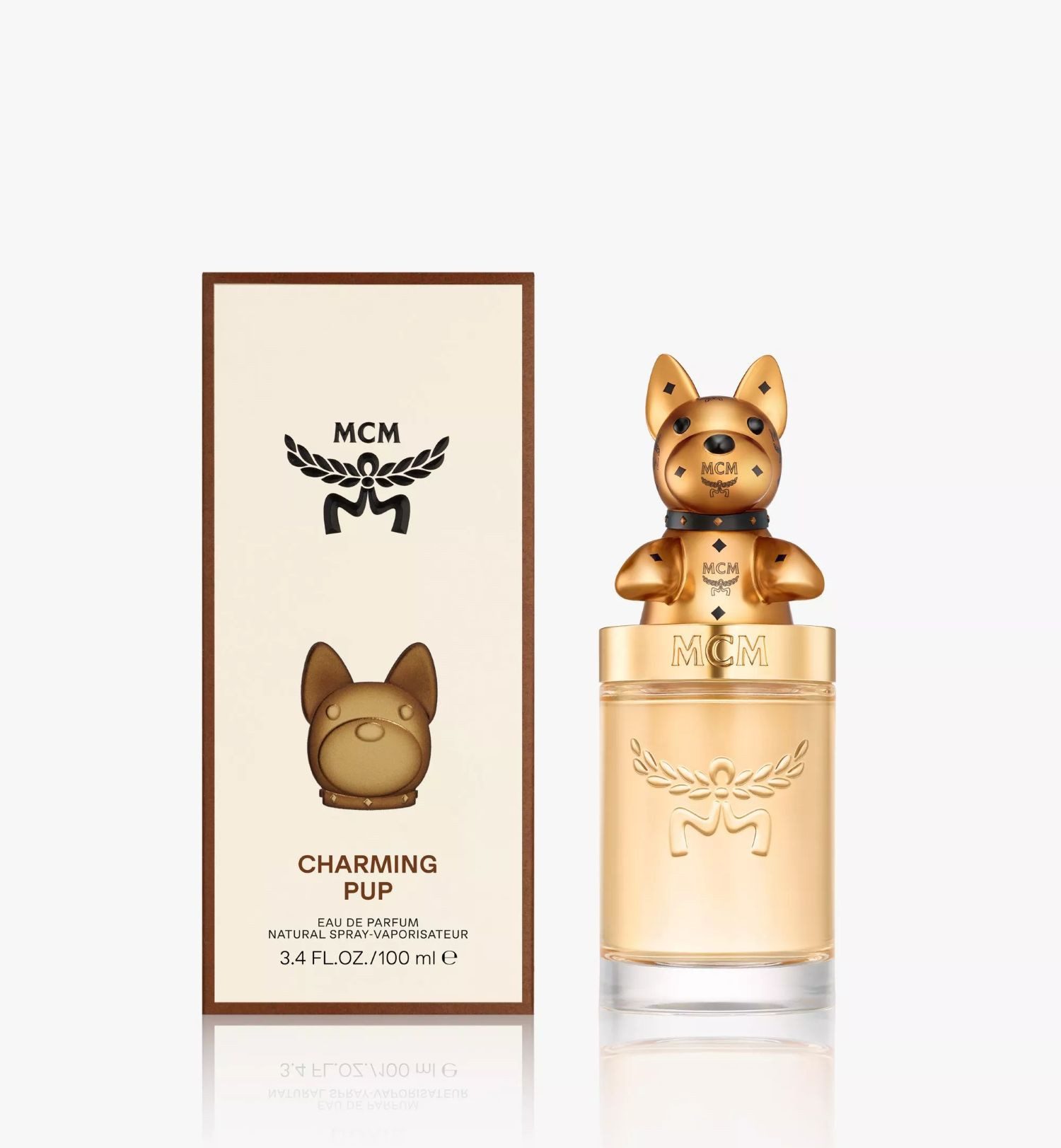 MCM Eau de Parfum Collection CHARMING PUP, Edler Flakon im verspielten MCM-Design