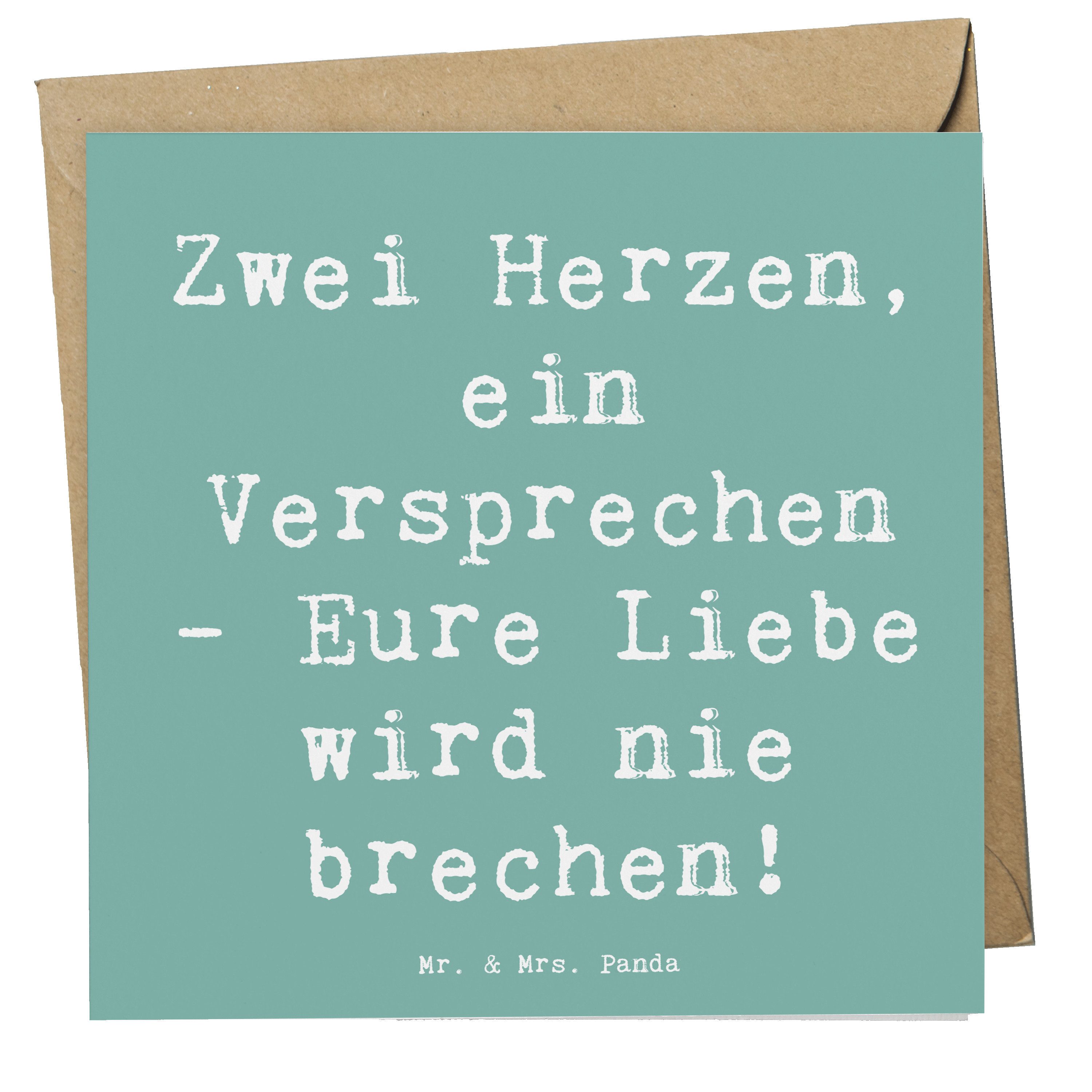 Grußkarte Standesamtliche Trauung Versprechen - Meeresbrise - Geschenk, Ehe, Eu