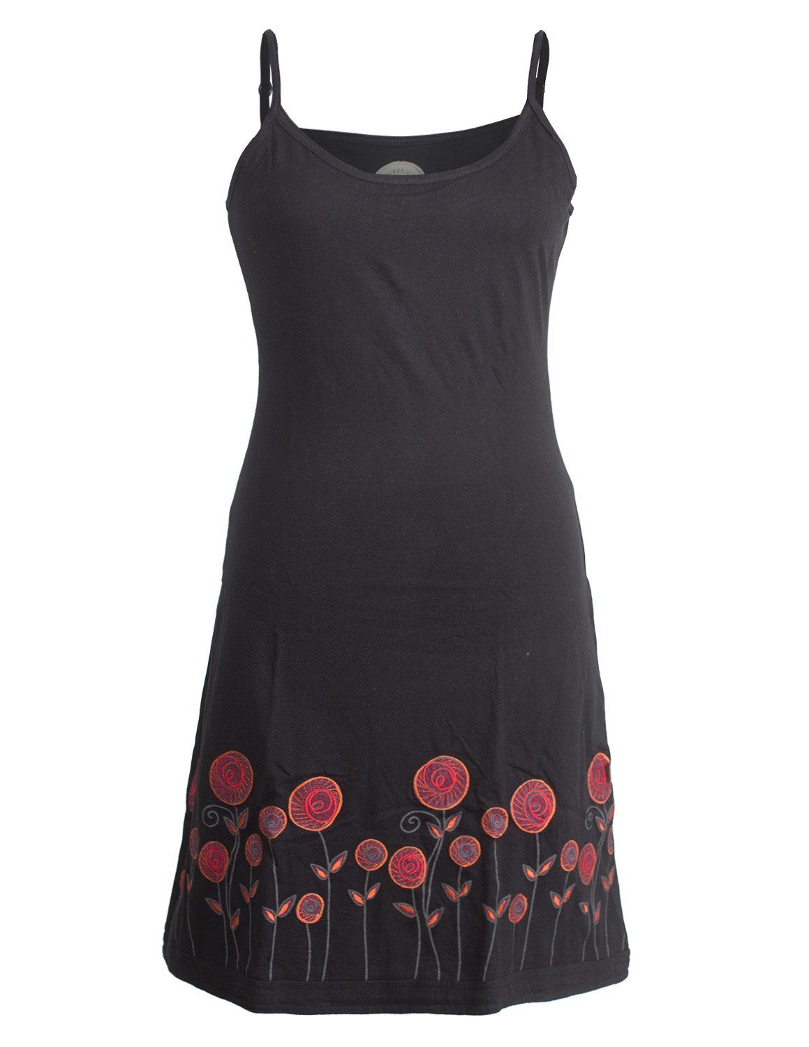Vishes Sommerkleid Besticktes Rosen Kleid mit verstellbaren Trägern Boho, E günstig online kaufen