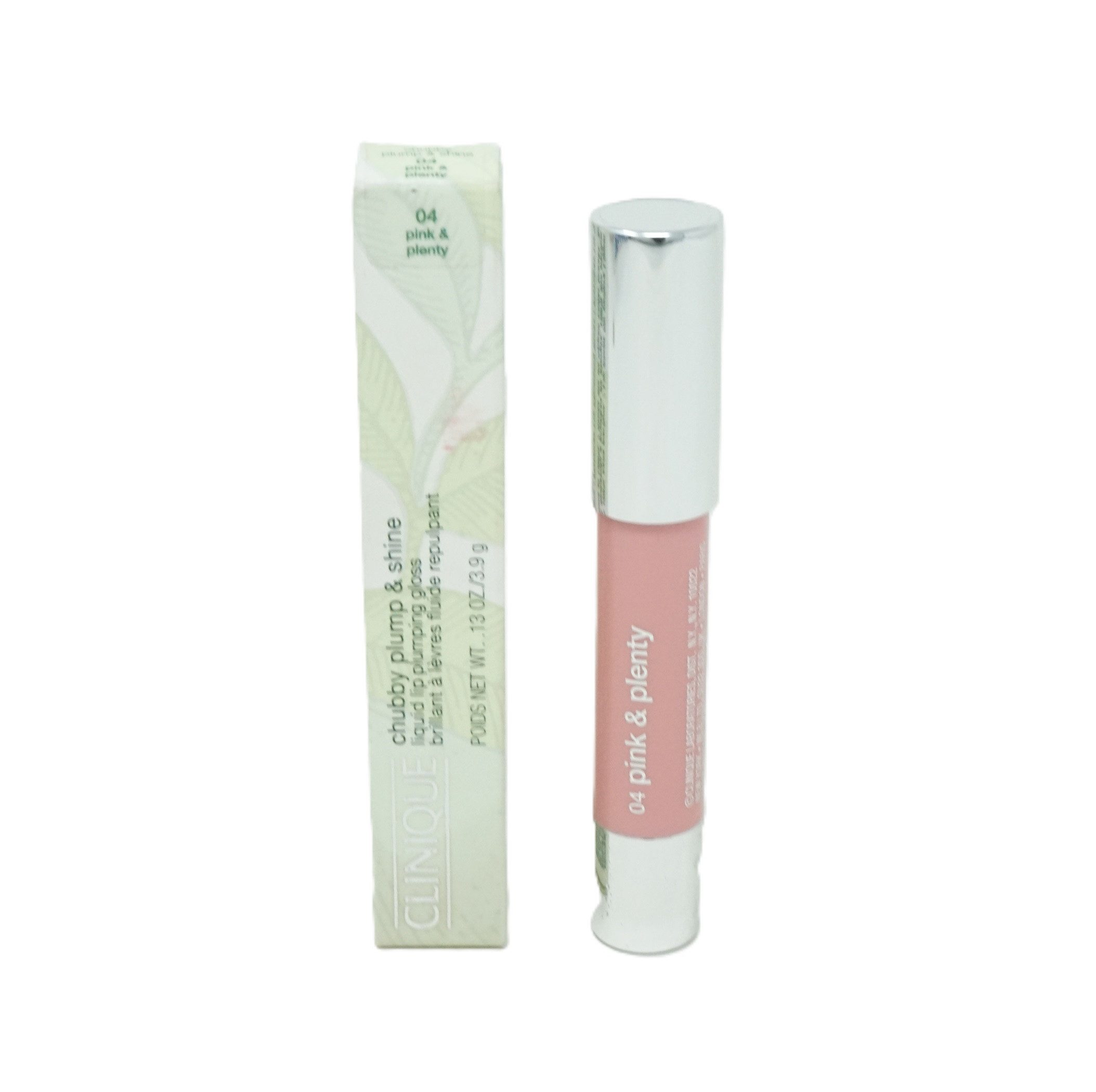 CLINIQUE Блеск для губ Clinique chubby plump & shine 04 pink & plenty 3,9g