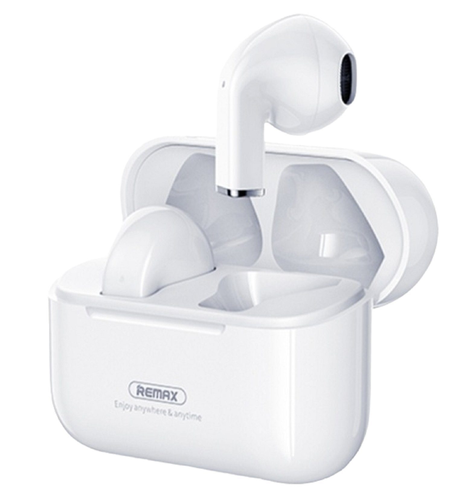 Remax TWS-1 5.0 True Wireless mit Ladecase Headset Bluetooth-Kopfhörer (Bluetooth, Touch Control, True Wireless, TWS, Bluetooth, True Wireless Stereo 5.1)