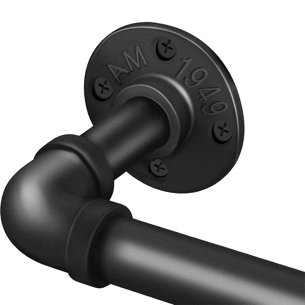 TUWENA Gardinenstange Gardinenstange,Vorhangstange Ausziehbar, Wandmontage und Deckenmontage, 3 Größen, 25 mm Durchmesser, Erweiterbarer 121-213/167-304/213-365cm