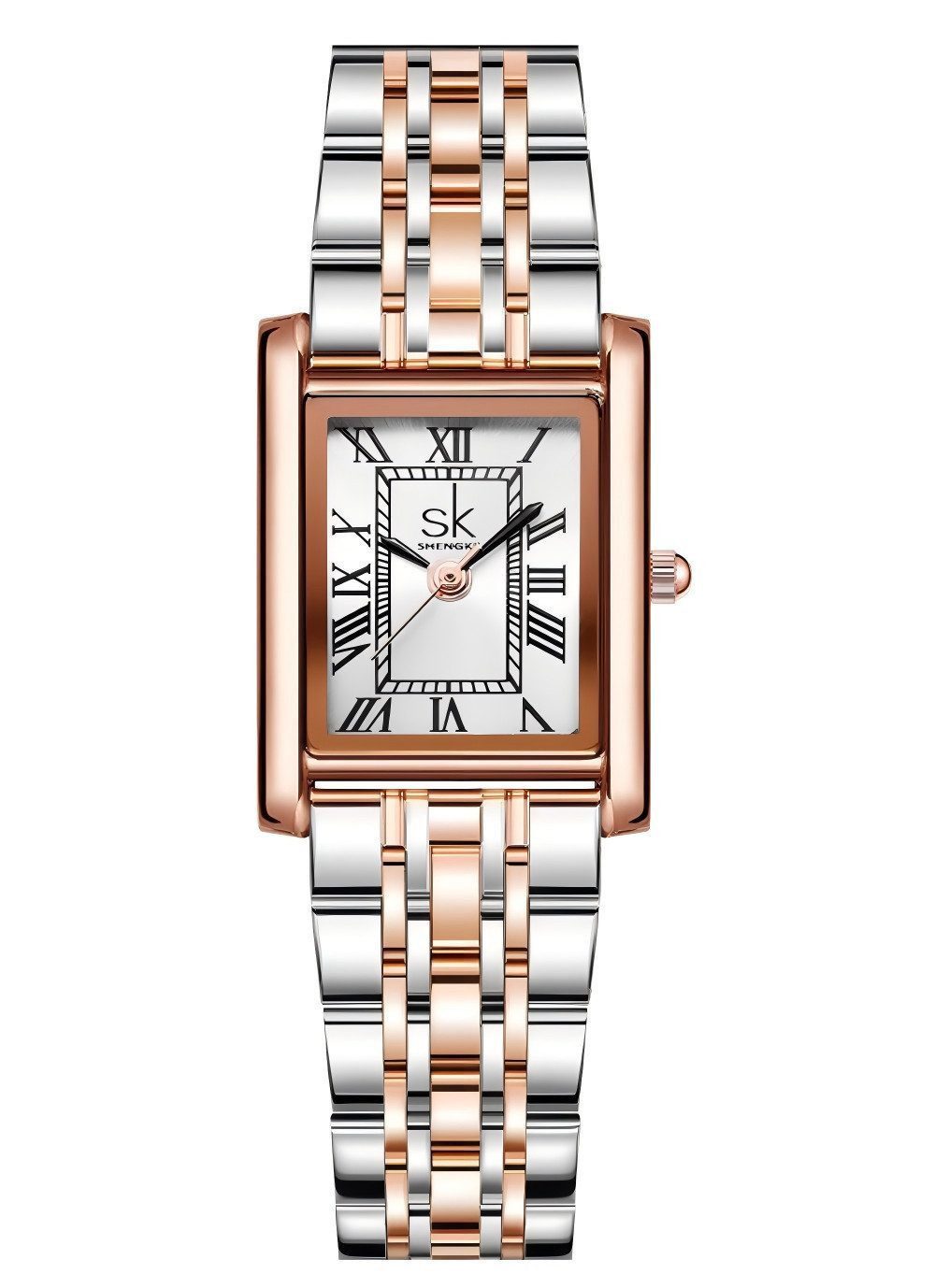 Toomoke Quarzuhr Armbanduhr,Edelstahl Damenuhr,Multifunktionsuhr Damenuhr, günstig online kaufen