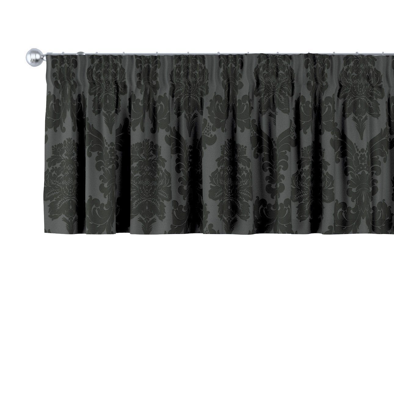 cm, mit x Damasco, 40 schwarz Vorhang 130 Kräuselband Dekoria