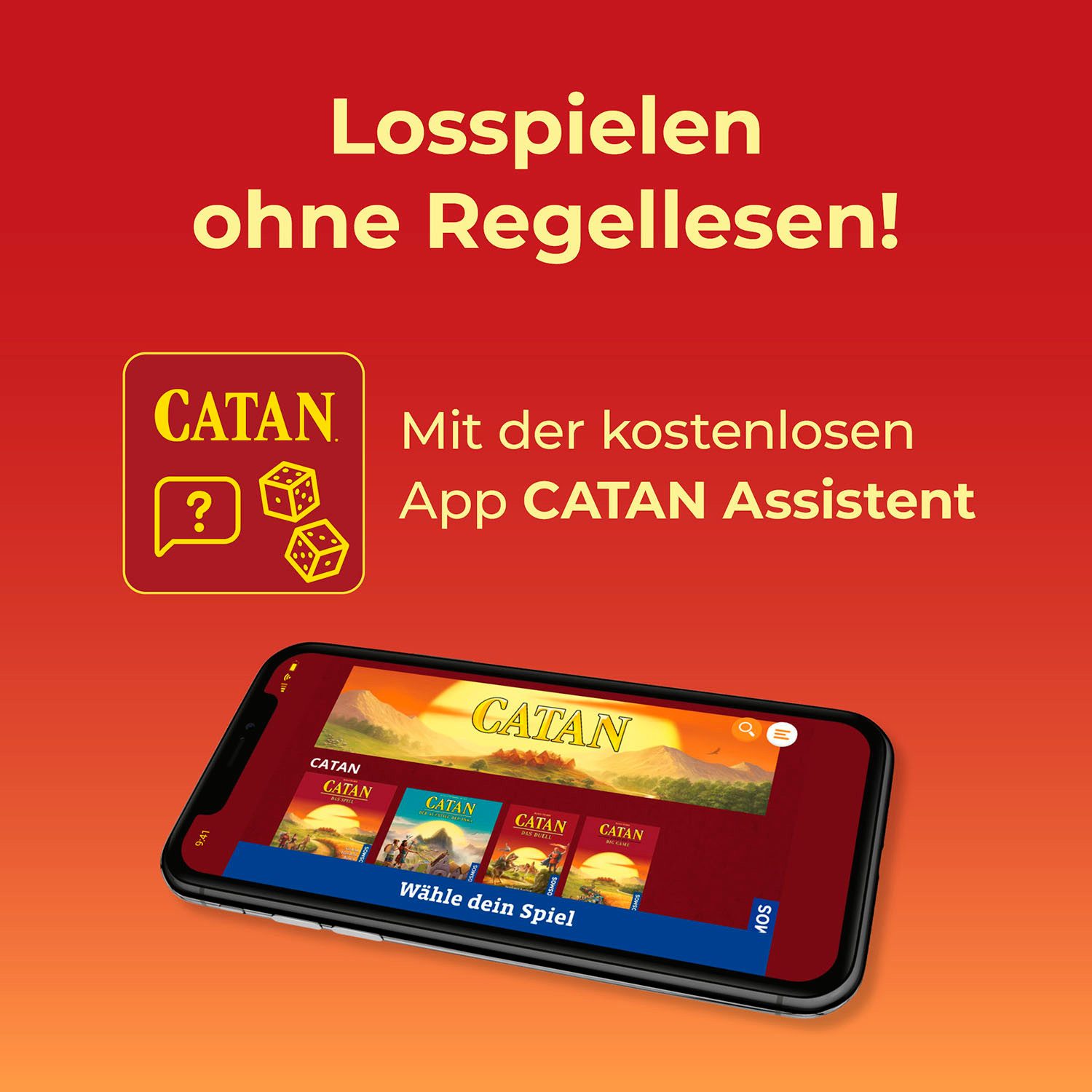 Kosmos Spiel CATAN Das Spiel 5/6, Strategiespiel, Made in Germany