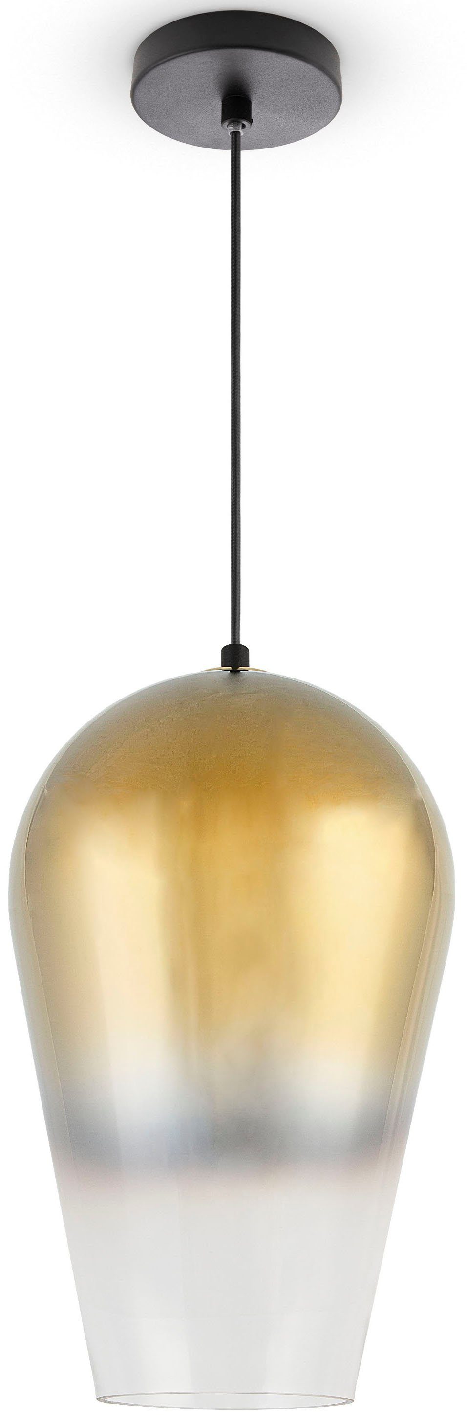Hängeleuchte Lampenschirm Pendelleuchte Wohnzimmer Modern Esstisch Paco ohne DALIA, Glas Leuchtmittel, Home E27