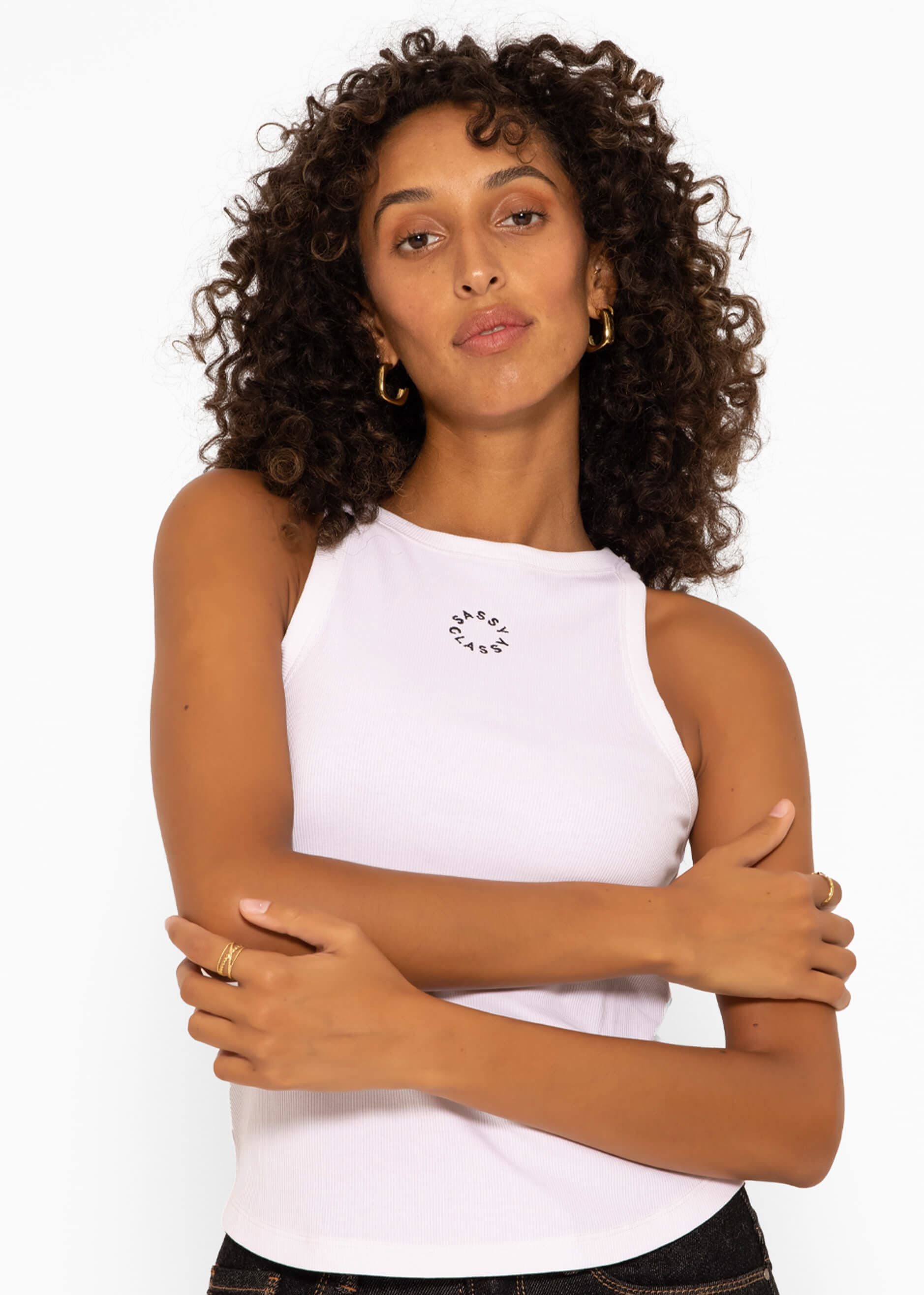SASSYCLASSY Tanktop Tank Top mit Sassyclassy günstig online kaufen