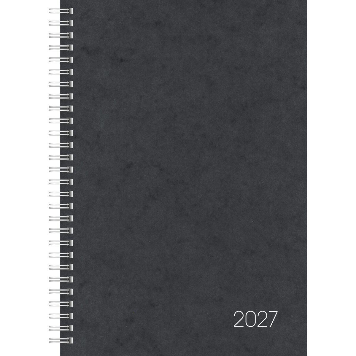 Buchkalender Buchkalender 797 16,8x24cm 1 Woche/2 Seiten Karton-Einband schwarz 202