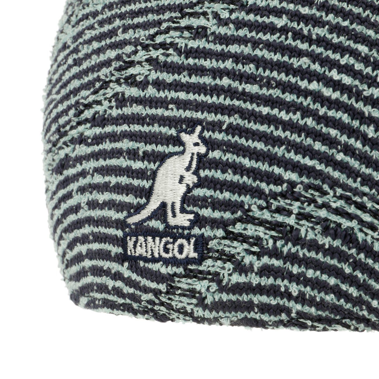 Kangol Flat Cap (1-St) Schirm mit mint Schirmmütze