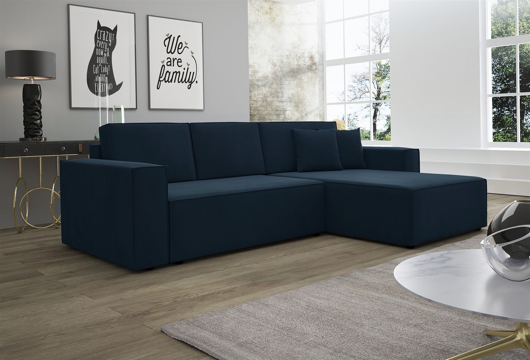 Fun Möbel Ecksofa Schlafsofa Sofa CONOR günstig online kaufen