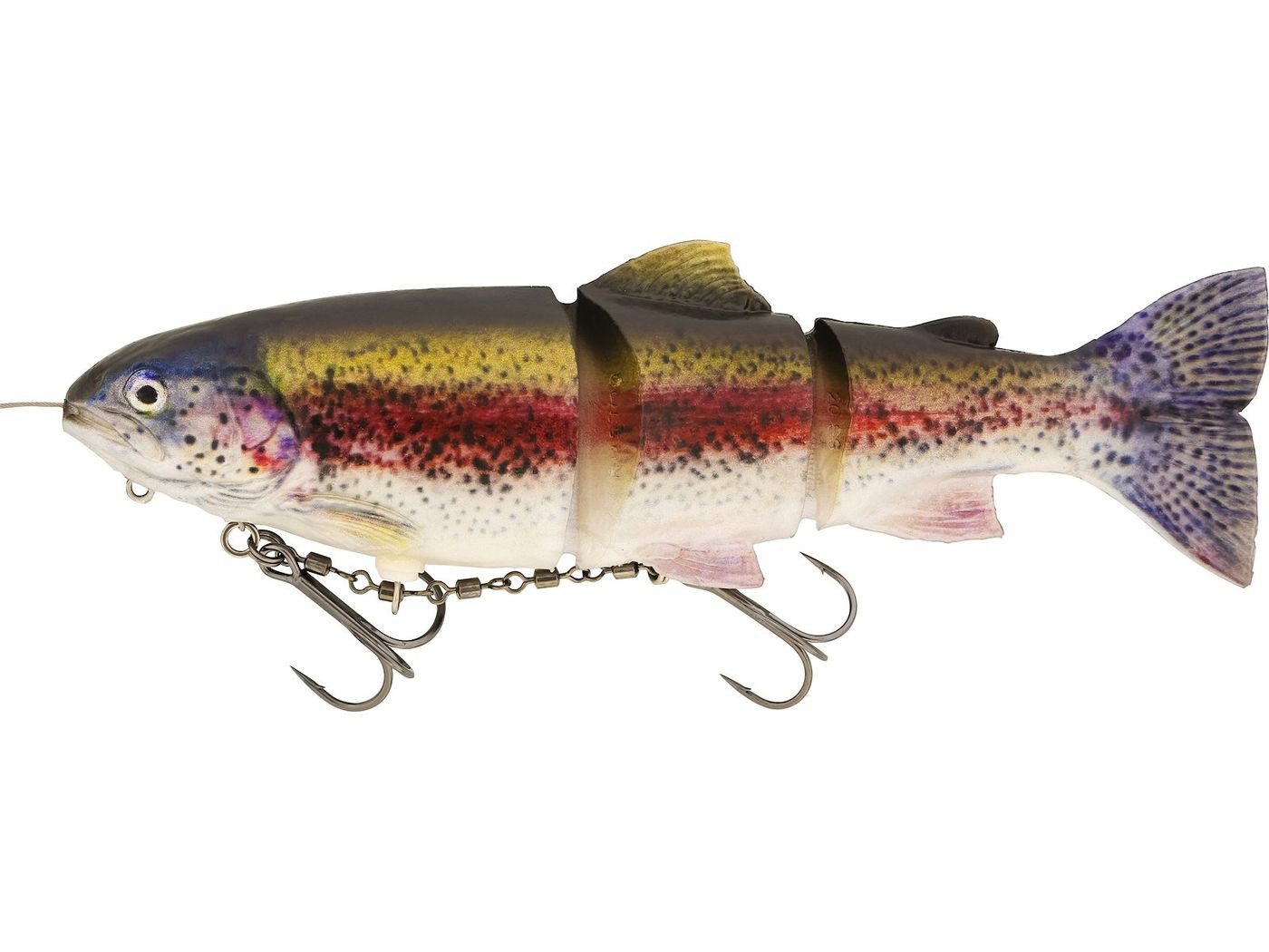WESTIN Kunstköder TOMMY THE TROUT INLINE 40CM 800G REAL RAINBOW TROUT 1PC SLOW SI