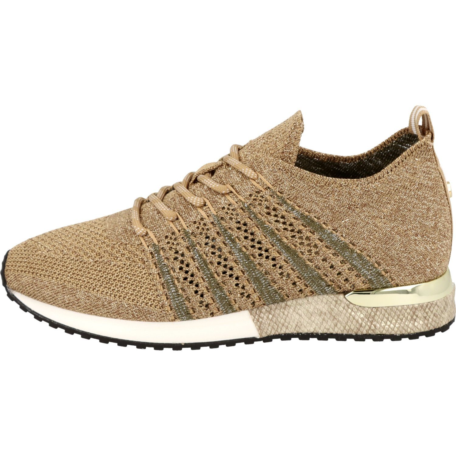 La Strada »Damen Schuhe glitzer Sneaker Halbschuhe 1862649-4543 gold/silv  Knitted« Sneaker