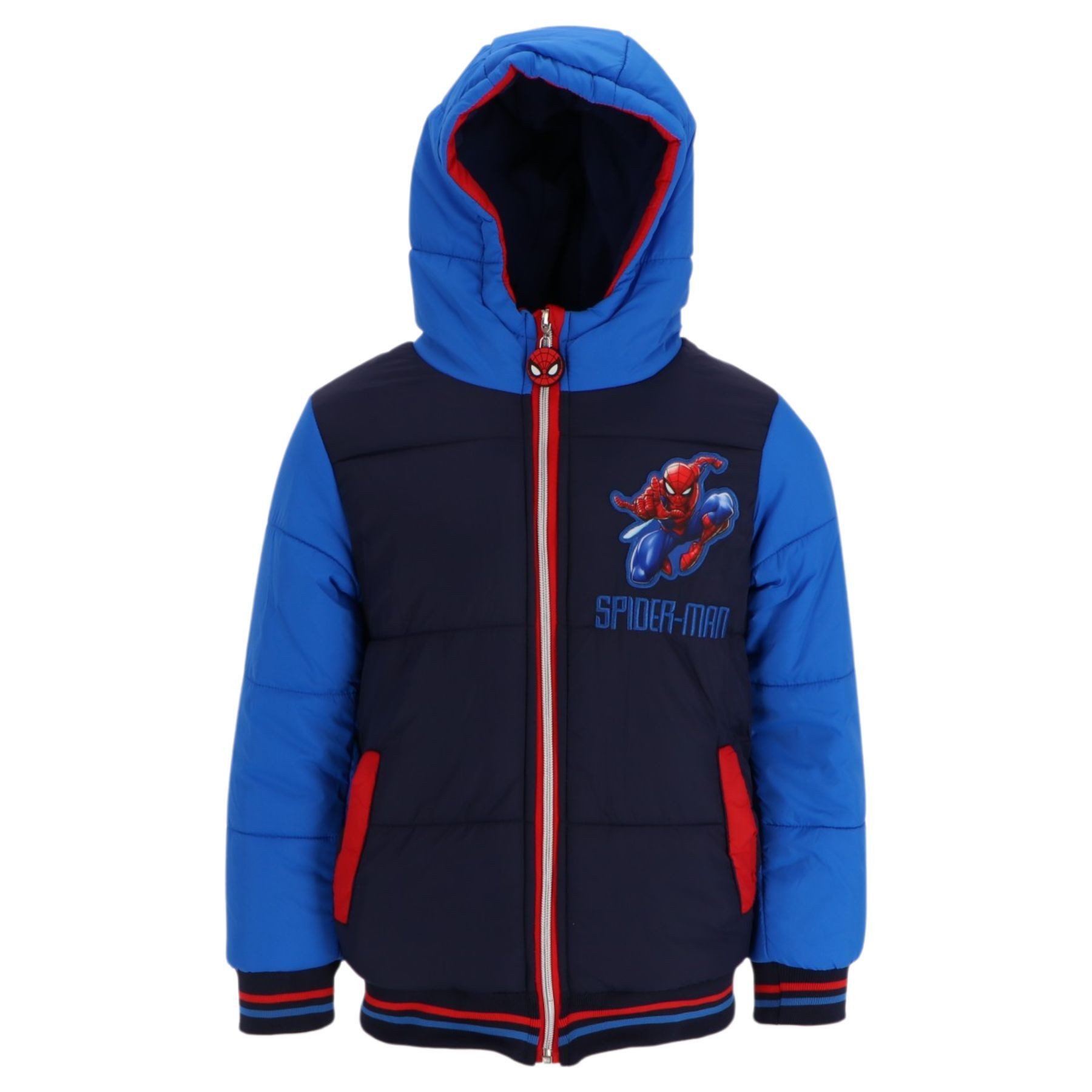 Textiel Trade B.V. Winterjacke Spiderman Winterjacke Jungen 3–8 Jahre mit Kapuze