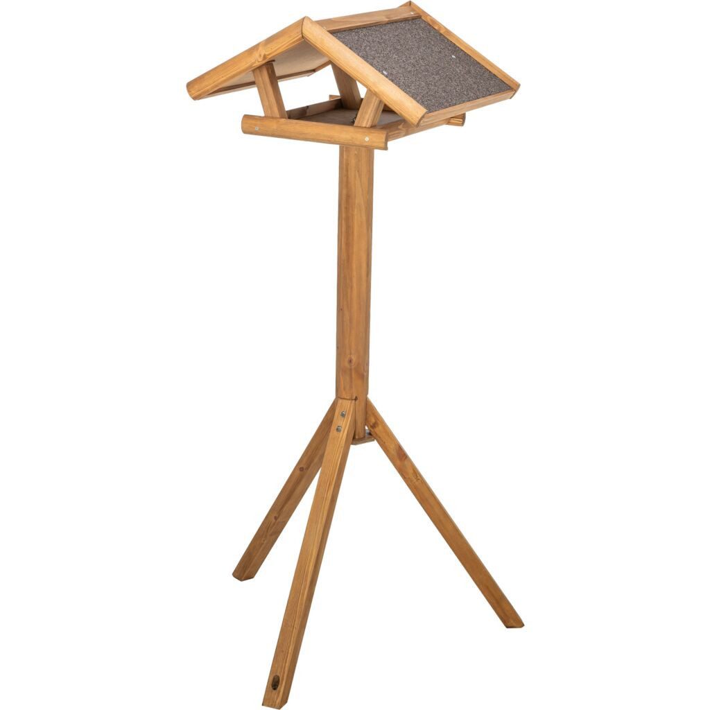 TRIXIE Vogelhaus Futterhaus - braun - 46 × 22 × 44 cm/1,15 m