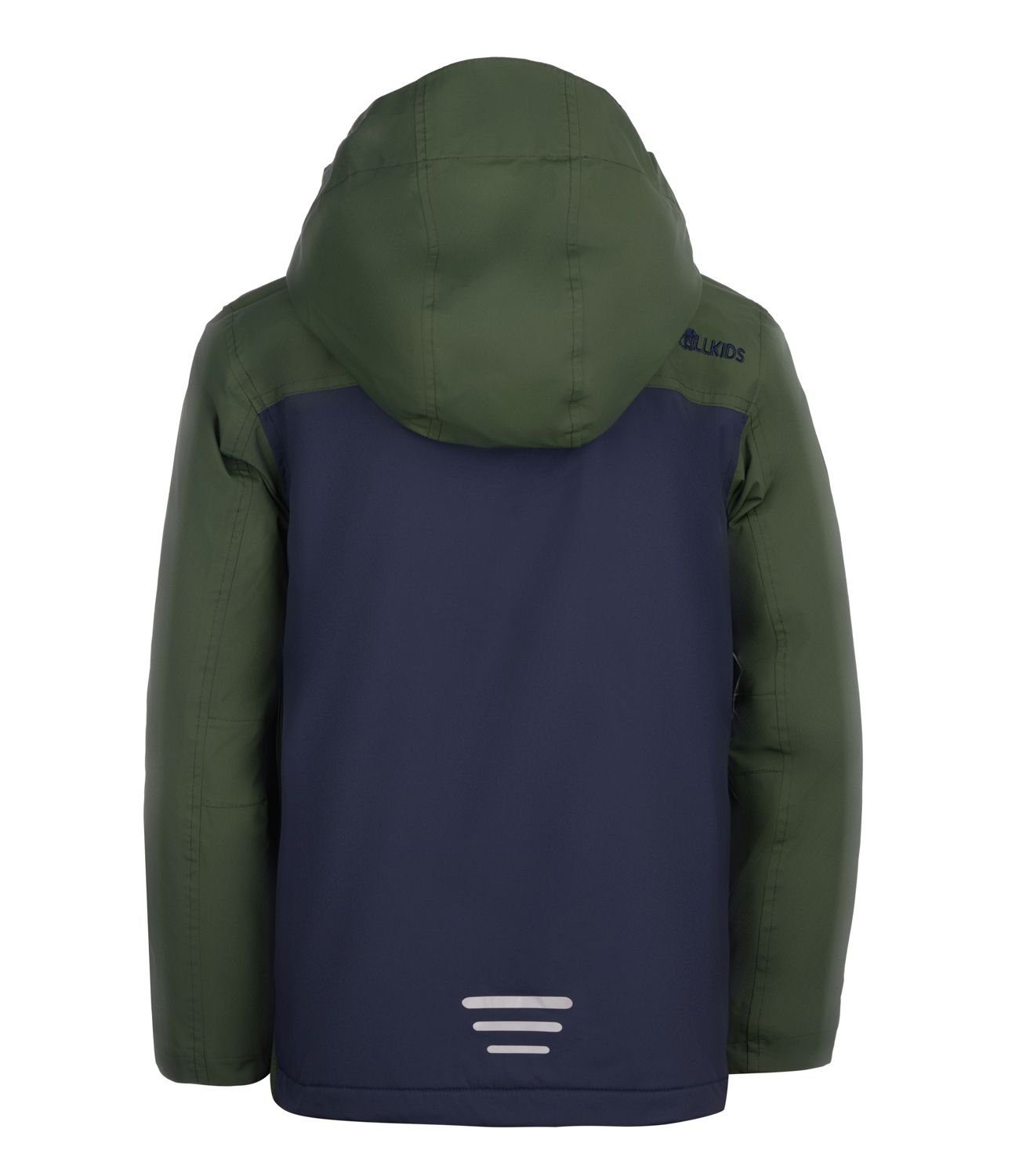 KIRKENES Anorak Waldgrün/Marineblau TROLLKIDS