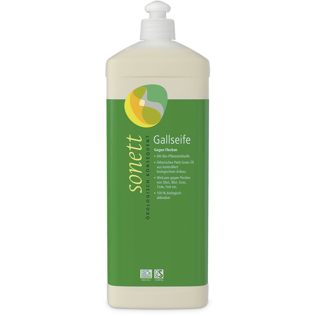 Sonett Sonett Gallseife flüssig 1 Liter Vollwaschmittel