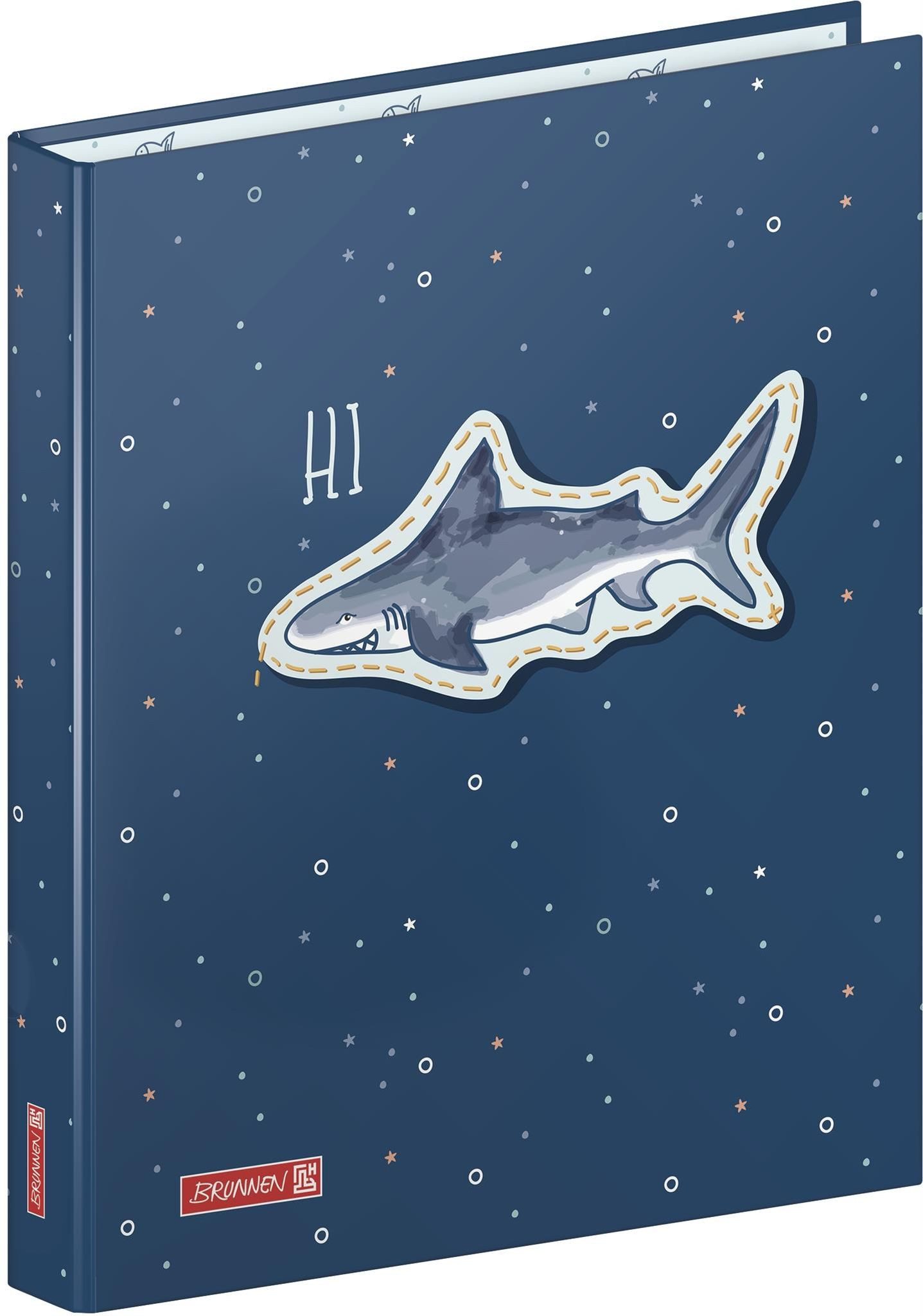 BRUNNEN Ringbuchmappe BRUNNEN Ringbuch A4 2-Ringe 20mm Happy Ocean