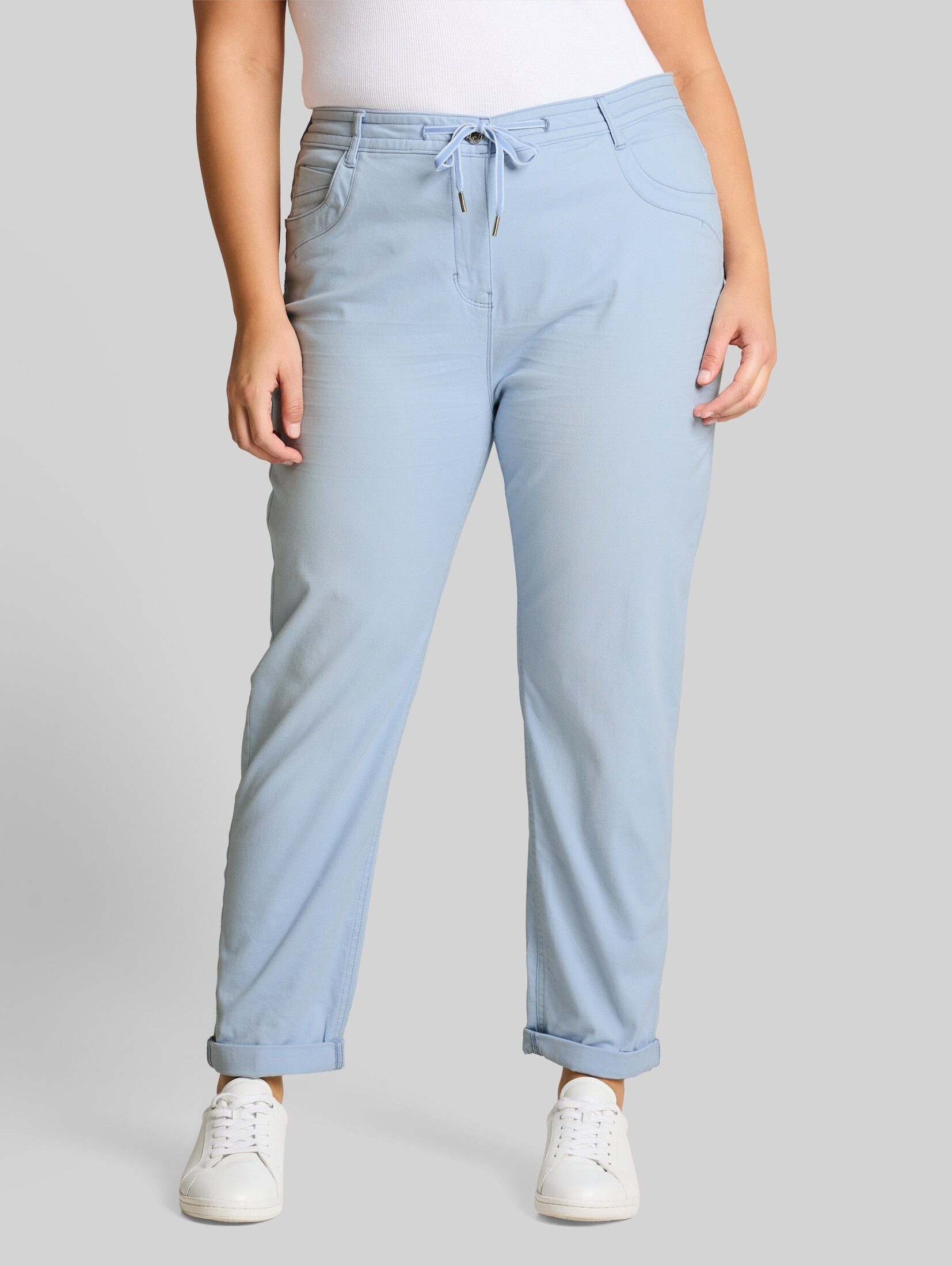 TOM TAILOR PLUS 7/8-Hose Hosen & Chino Plus Size - Cropped Slim Hose