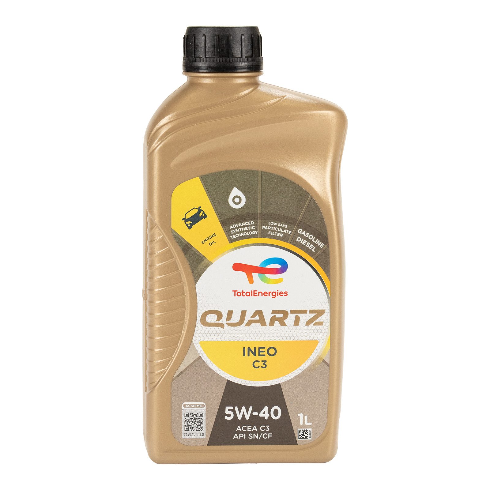 TotalEnergies Motoröl Total Quartz Ineo C3 5W-40 213789 1 Liter