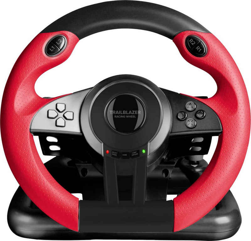 Speedlink TRAILBLAZER Racing Gaming-Lenkrad (für PC/PS4/PS3/Xbox Series X/S/One/Switch/OLED)