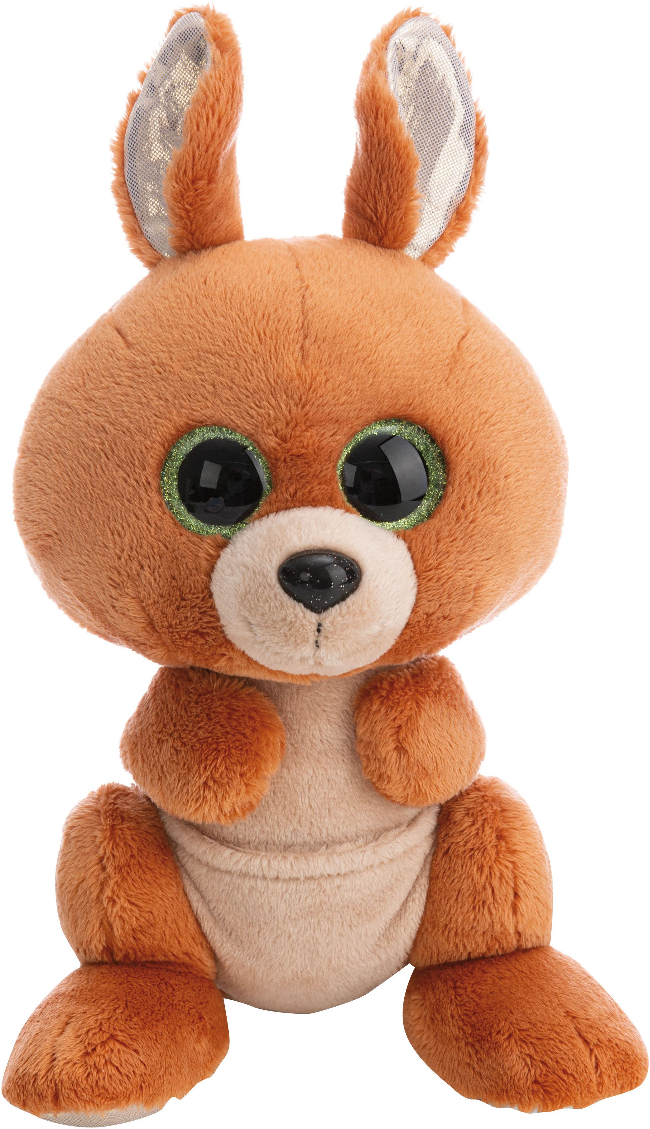 Nici Kuscheltier Glubschis, Känguru Kanni-Manni, 25cm schlenkernd
