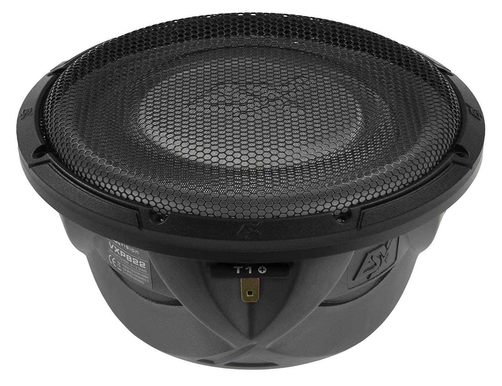 ESX ESX VXP822G Flat Subwoofer 20 cm + Schutzgitter Auto-Subwoofer