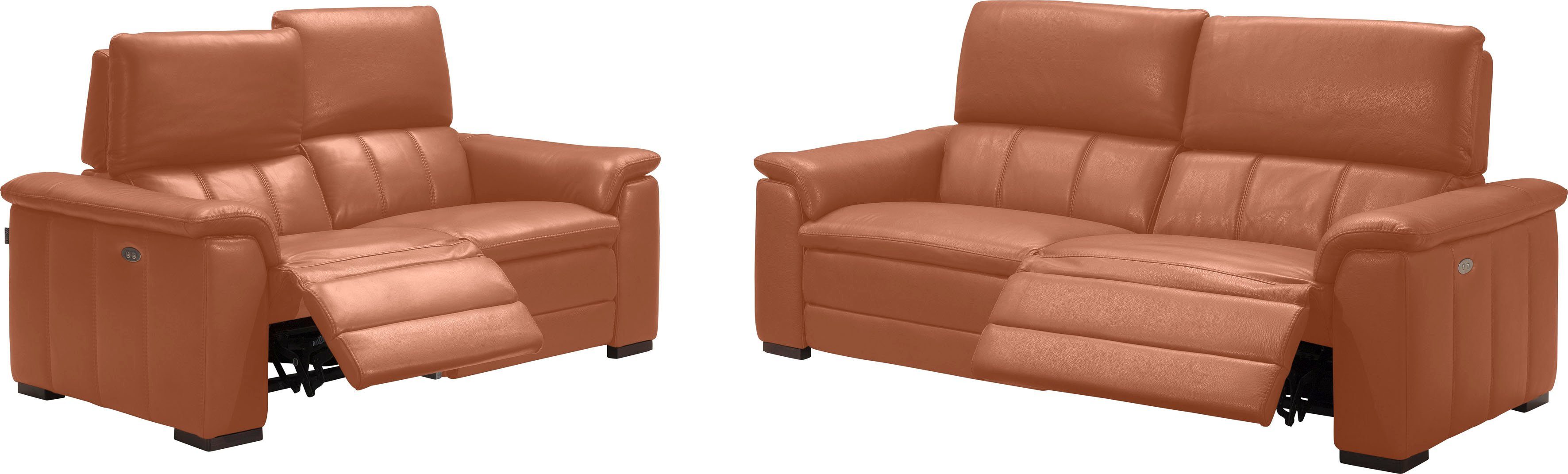 Egoitaliano Polstergarnitur Capucine, bestehend aus einem 2-Sitzer und einem 2,5-Sitzer