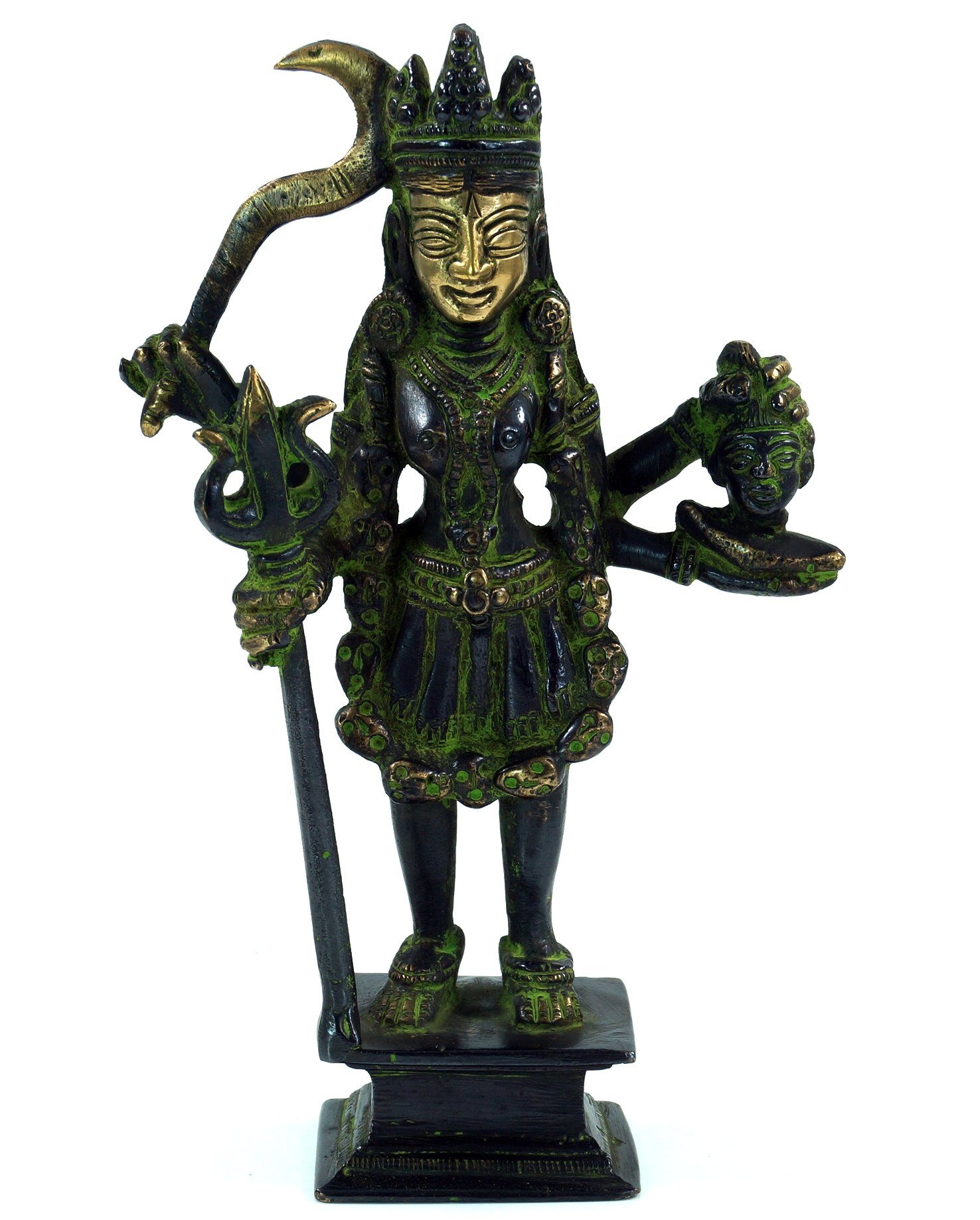 1 Messingfigur, Dekofigur cm Guru-Shop Kali - Motiv 19 Statue