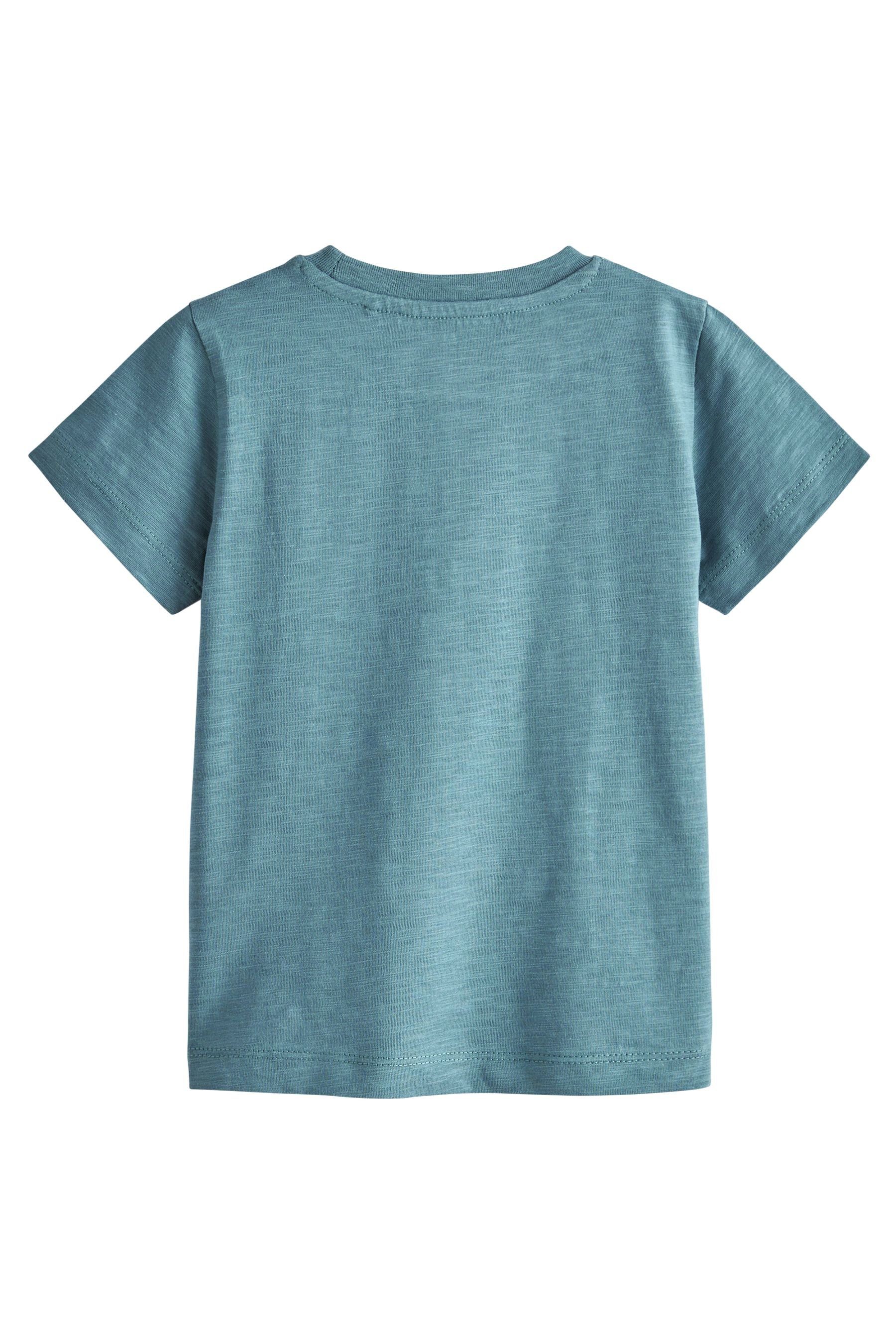 Mid T-Shirt T-Shirt (1-tlg) Denim Blue Next