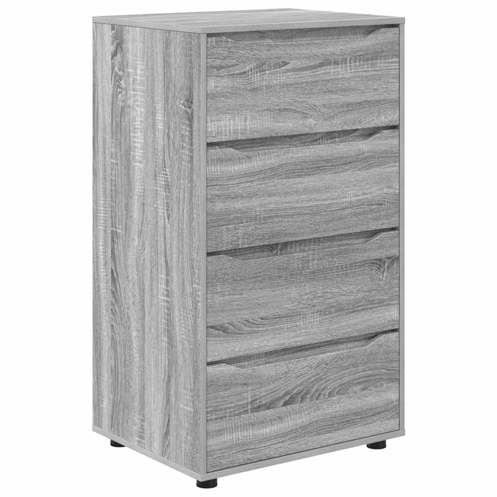 vidaXL Schranksystem Stauraumschränke 60 x 48 x 105 cm Holzwerkstoff Sonoma-Grau (1-St)