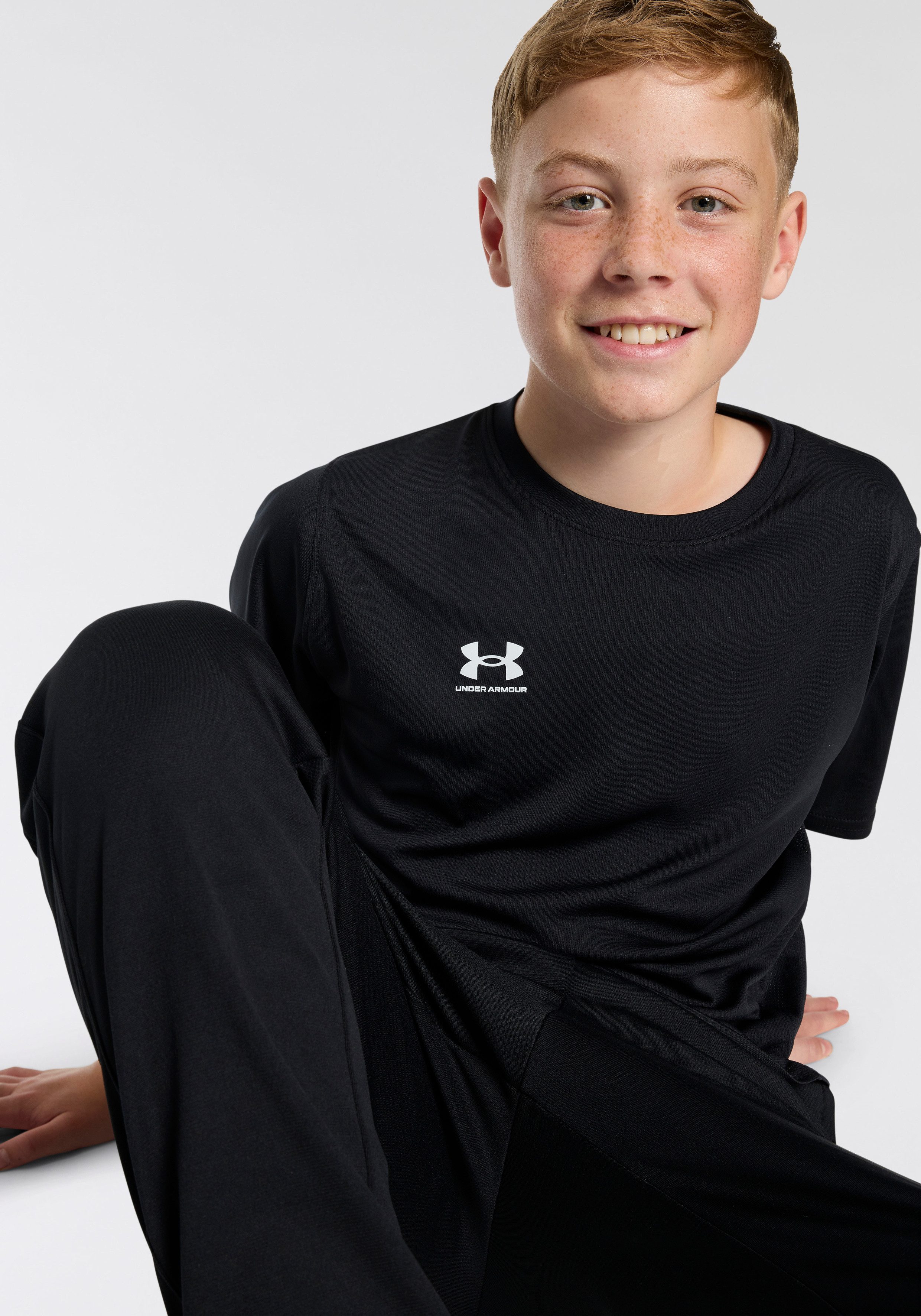 Under Armour® T-Shirt CHALLENGER mit Rundhalsausschnitt, Kurzarm, normale Länge, gerader Abschluss – Bild 3 von 5