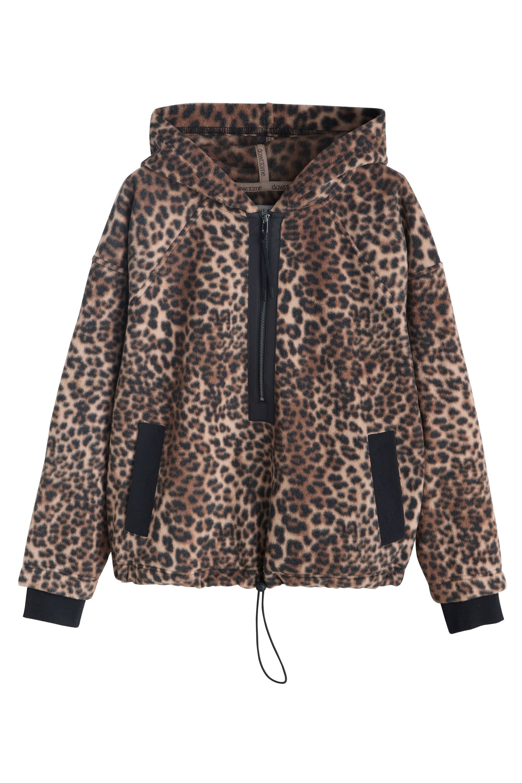 Next Fleecejacke Borg-Fleece mit halben Reißverschluss (1-St)