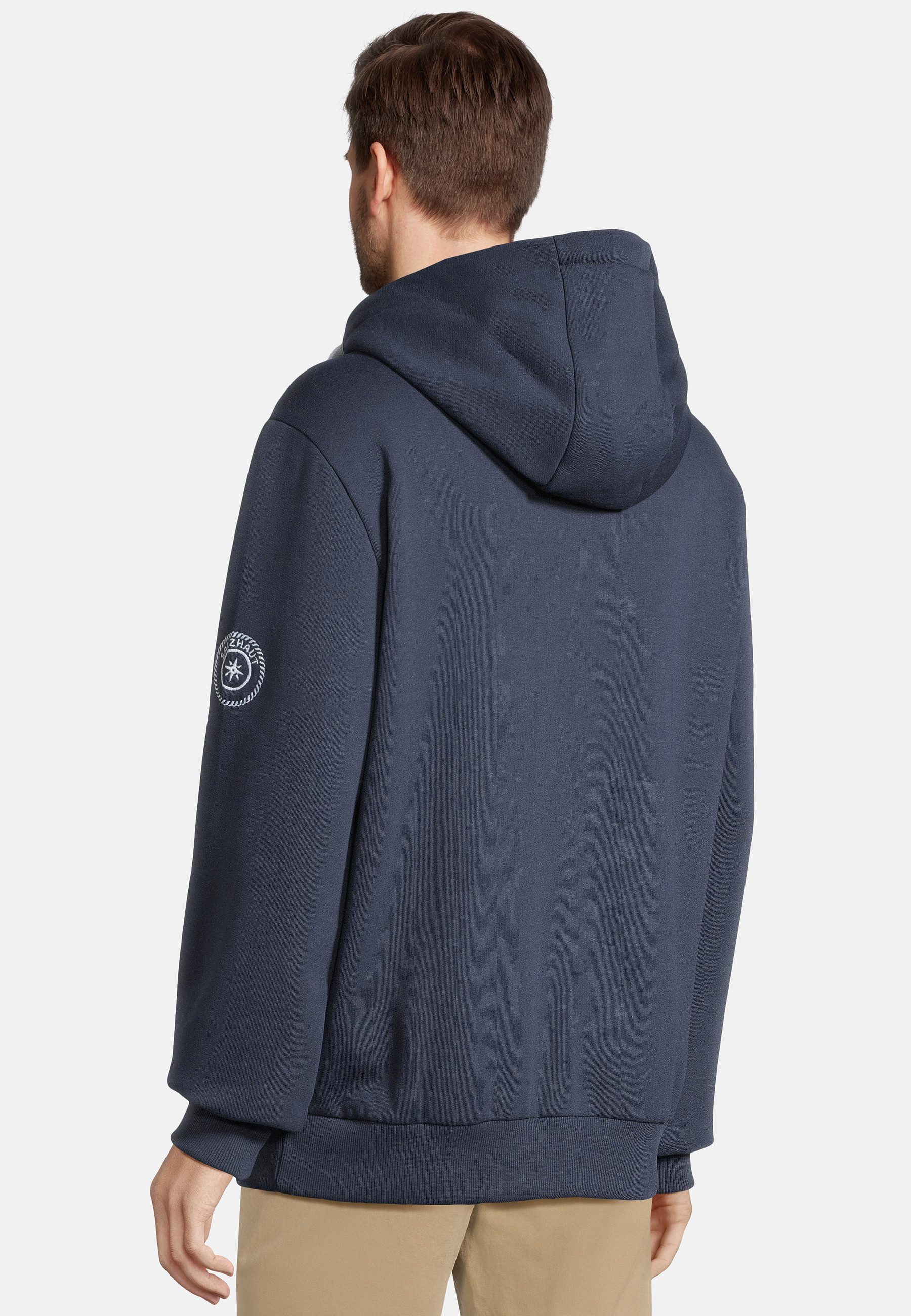 salzhaut Hoodie HEFF - MOIN Herren normale Passform salzhaut Kapuzenpullover – bequemer Fit und nordisch klares Design – Bild 5 von 5