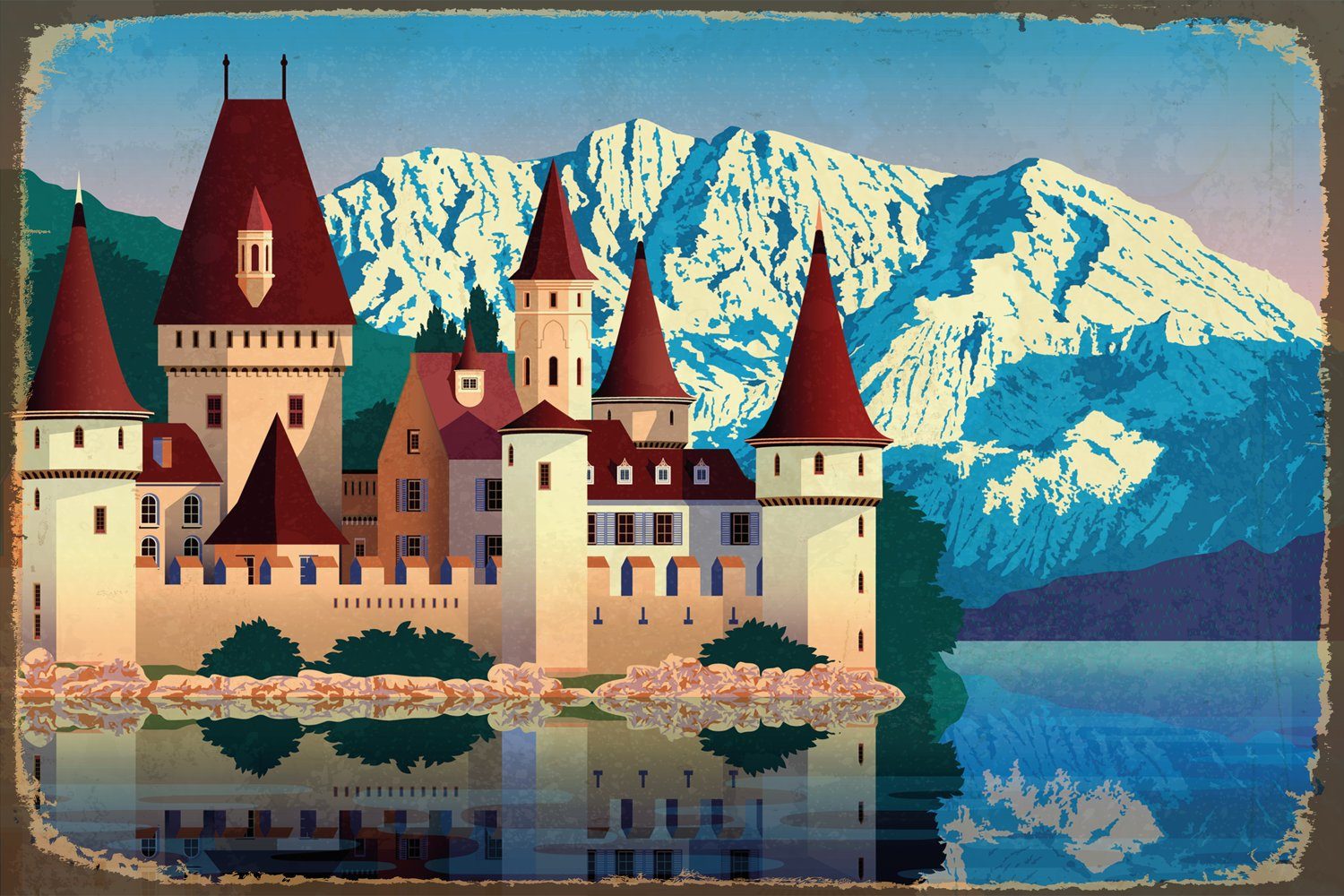 Metallbild SCHLOSS