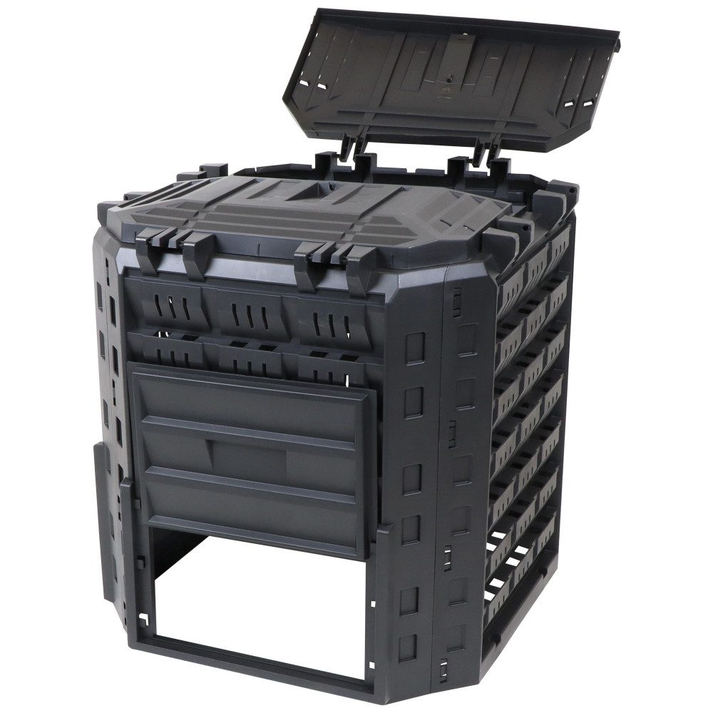 Nature Komposter NATURE Thermo-Kompostsilo - PP, 350 l, schwarz, faltbar - H 81,6 x 73