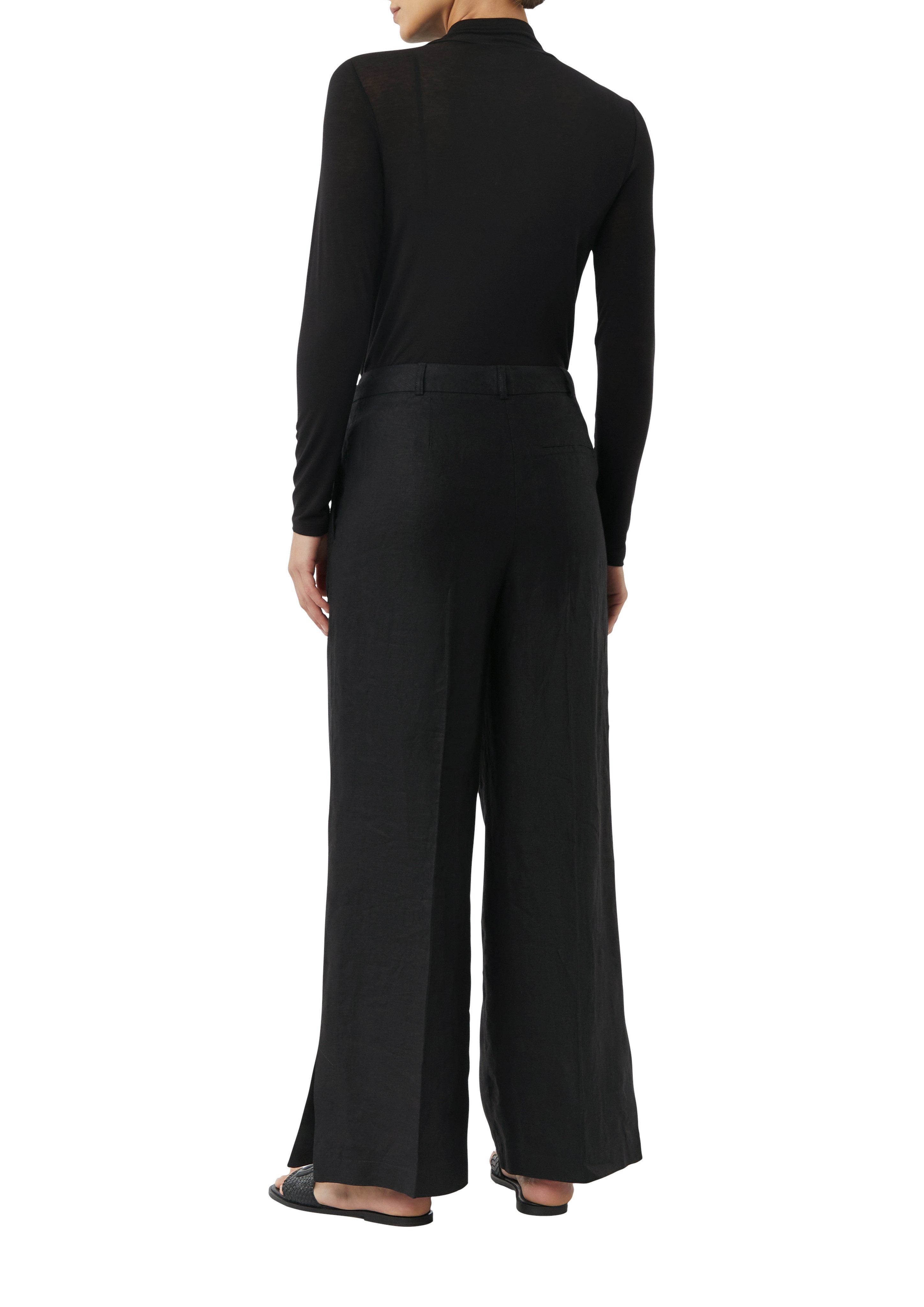 comma Langarmshirt mit Wollanteil